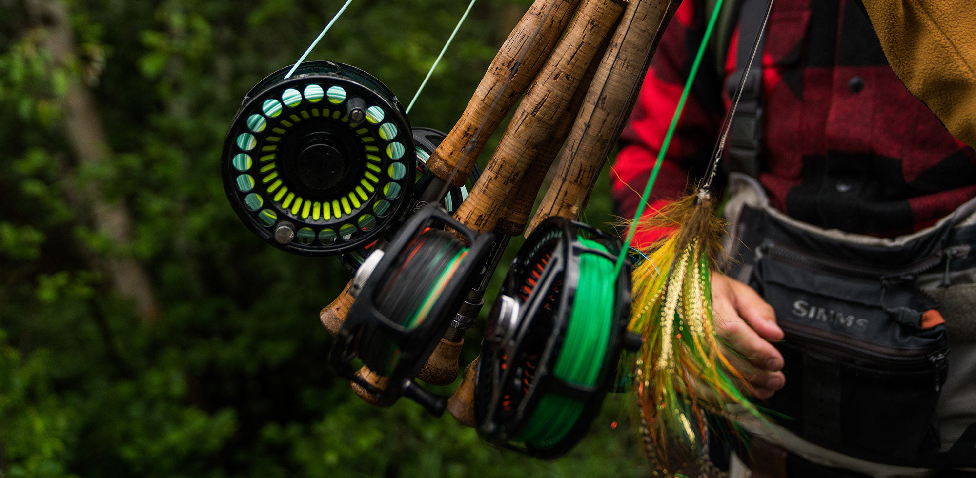 fly fishing gear hiking fishing pole
