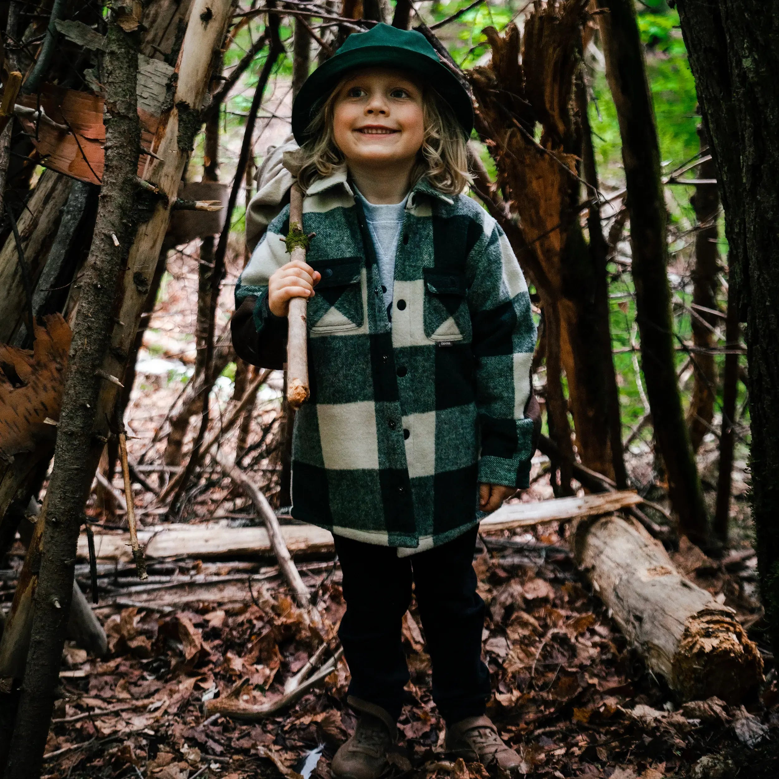Chemise canadienne isolée pour enfant