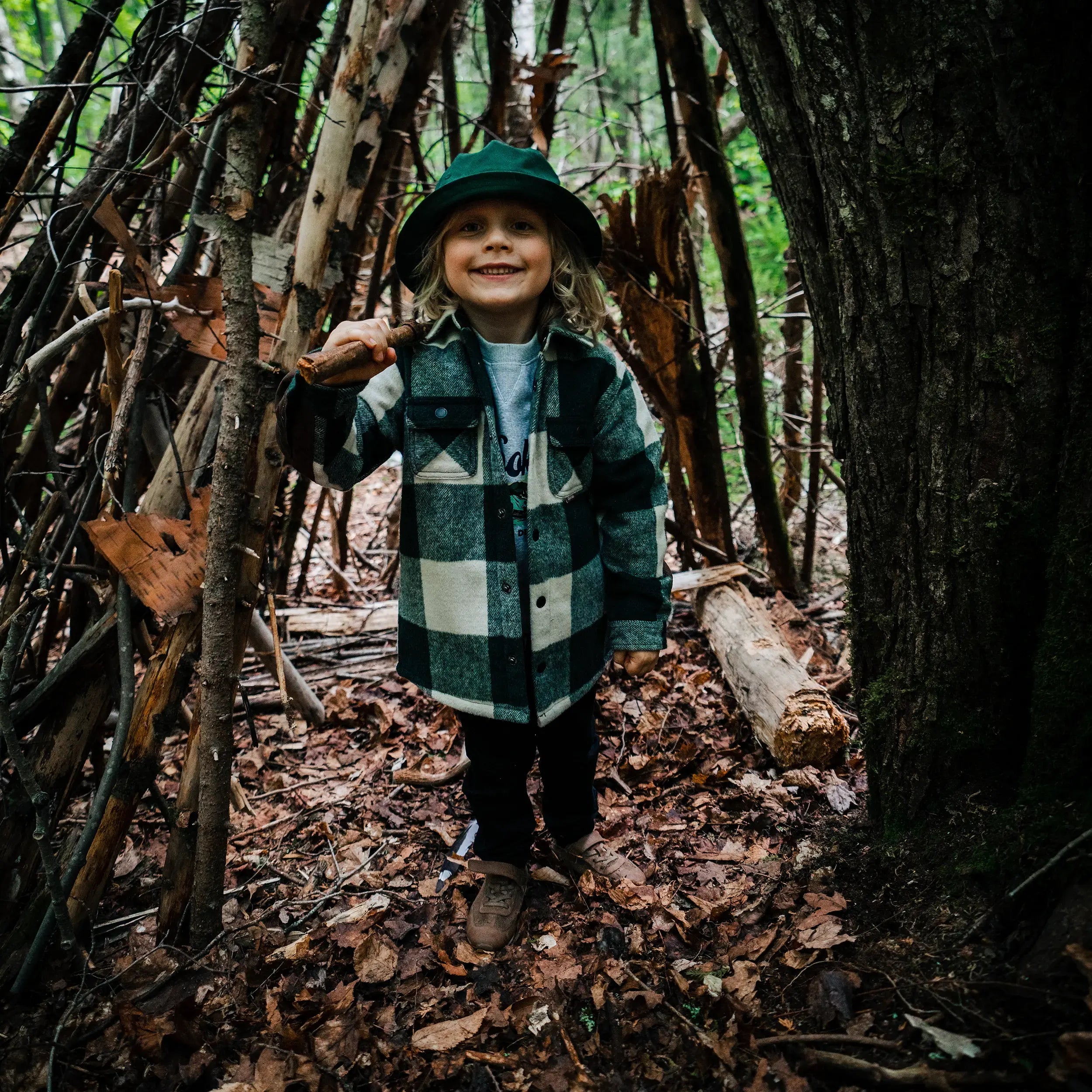 Chemise canadienne isolée pour enfant