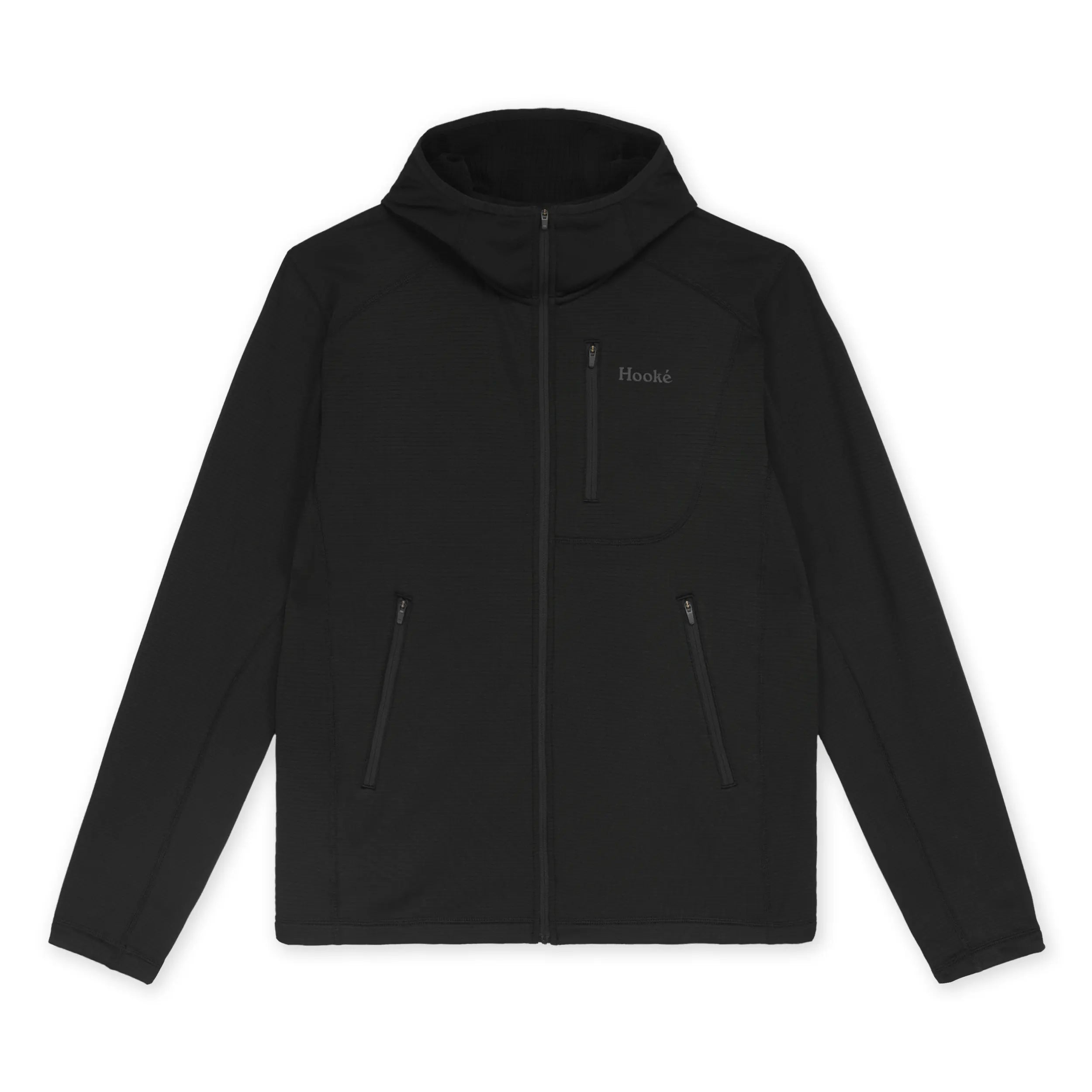Hoodie à fermeture éclair quadrillée pour homme