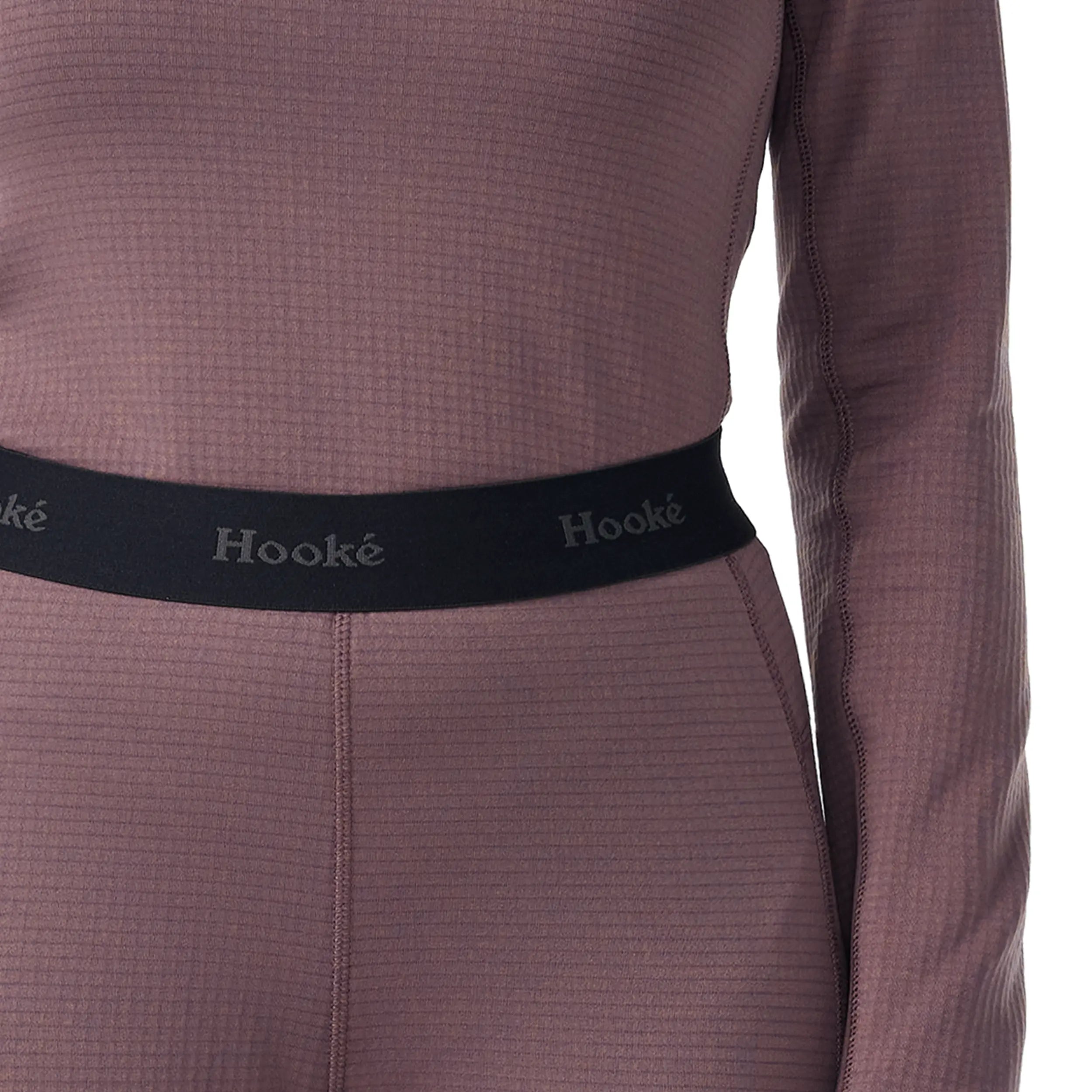 Pantalon couche de base en laine polaire quadrillée pour femme