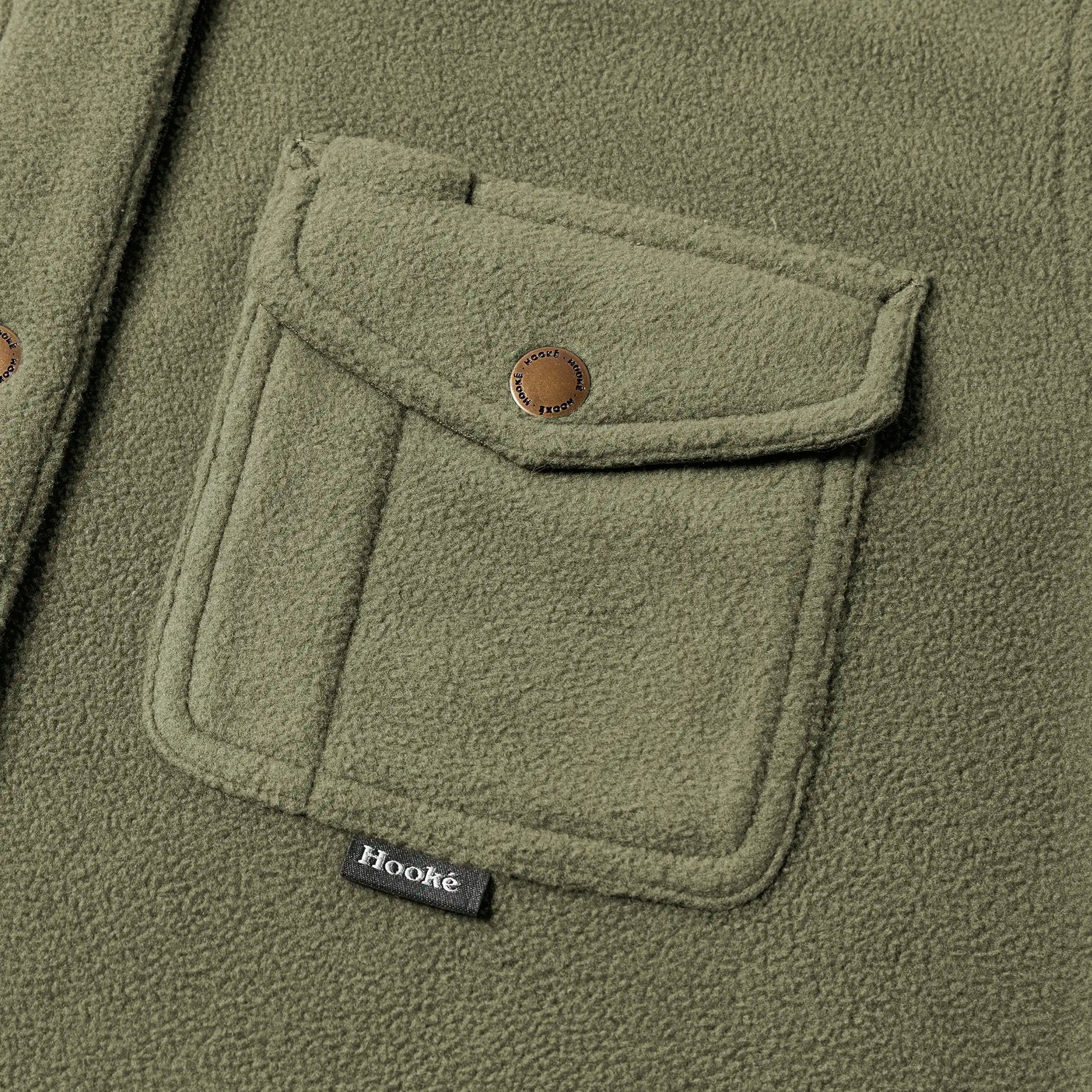 Surchemise en laine polaire pour femme