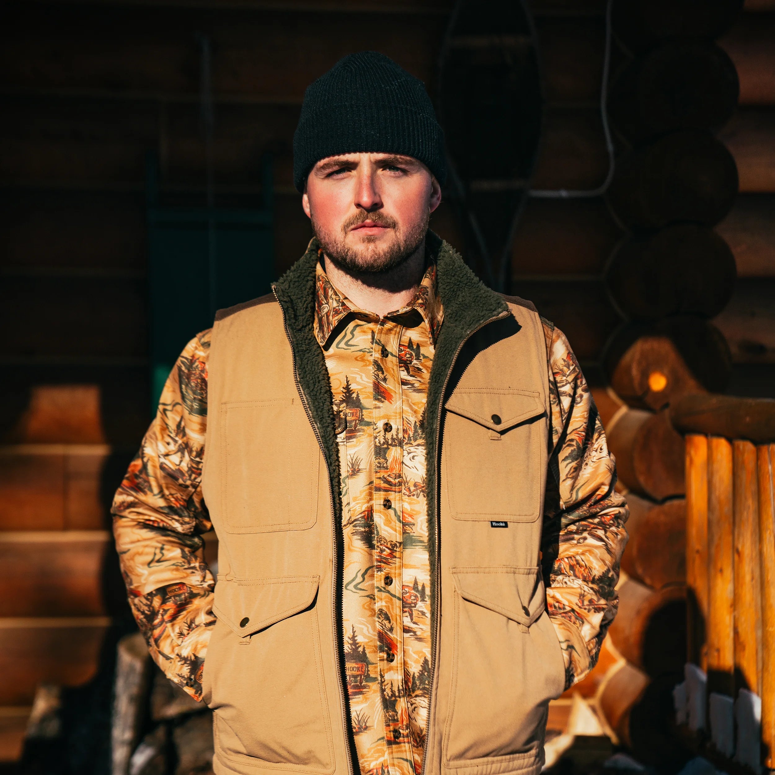 M's Cabin Pile Vest - Hooké