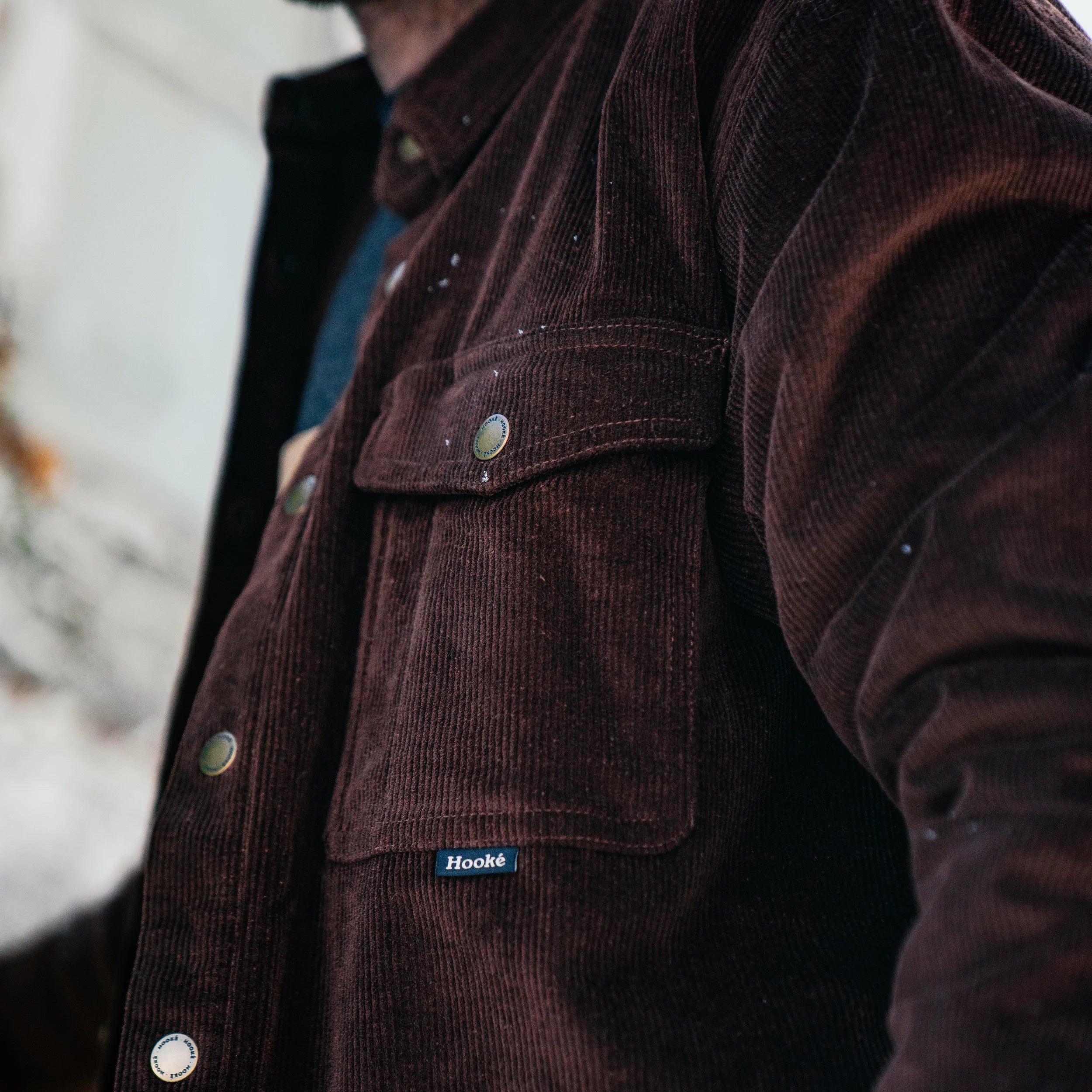 M's Corduroy Overshirt - Hooké