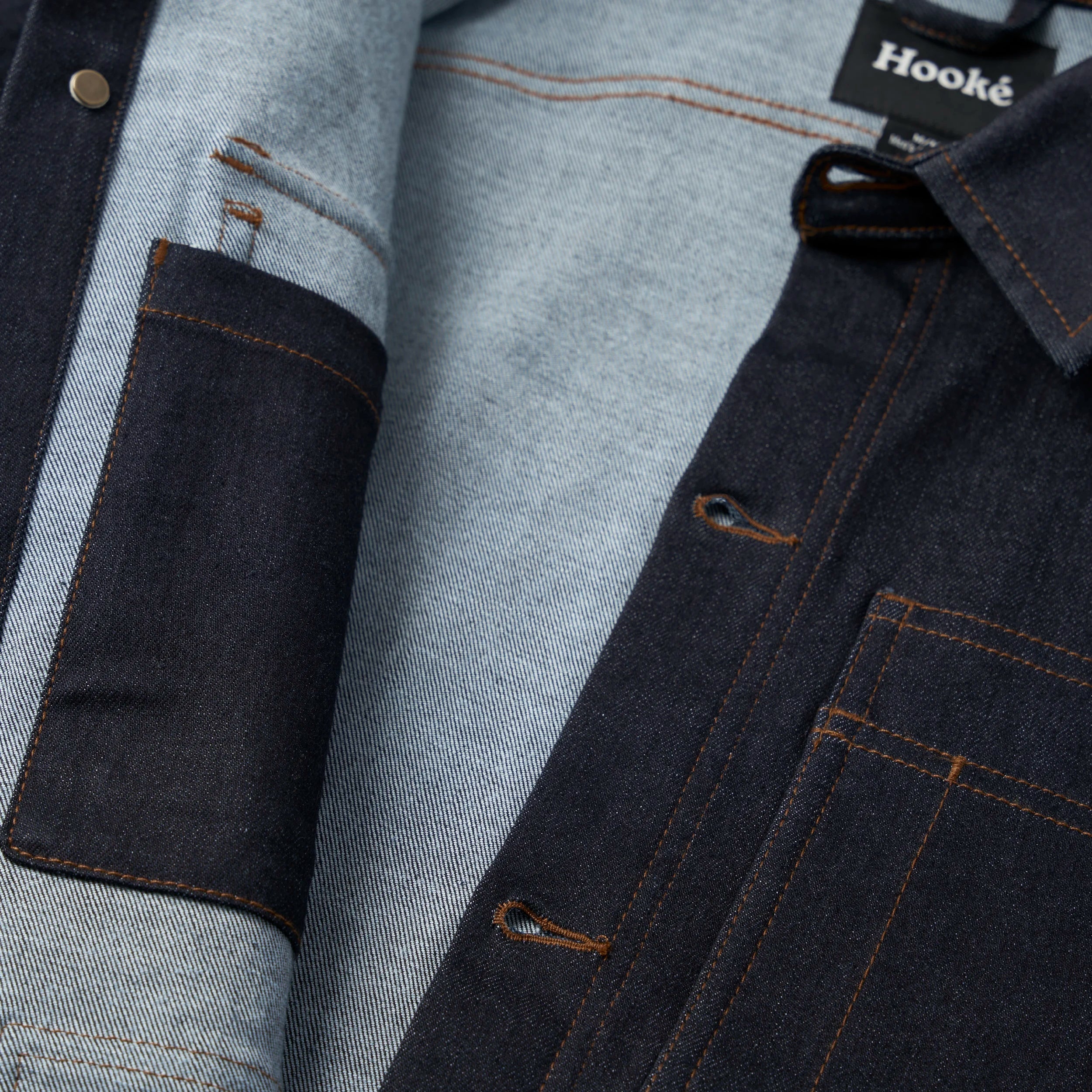 M's Denim Trucker Work Jacket - Hooké