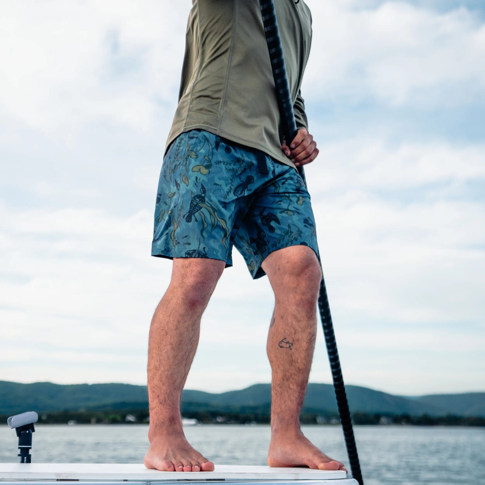 M's Diving Loon River Shorts - Hooké