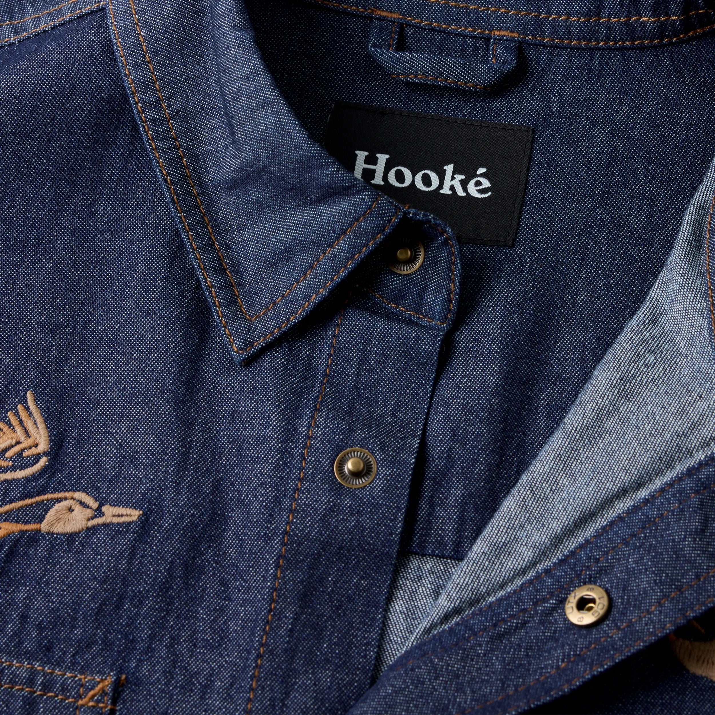 M's Flying Duck Denim Shirt - Hooké