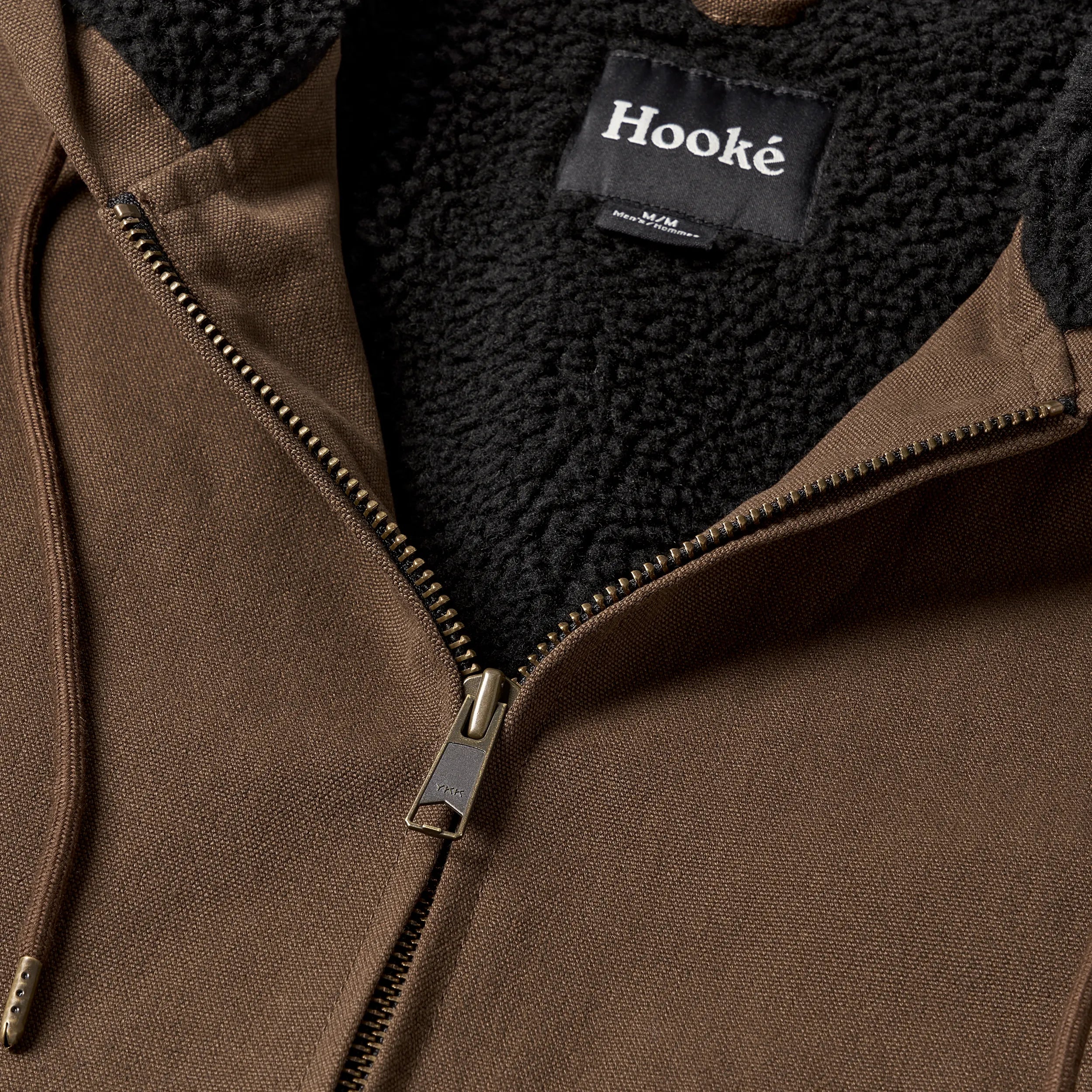 M's Hooded Pile Work Jacket - Hooké