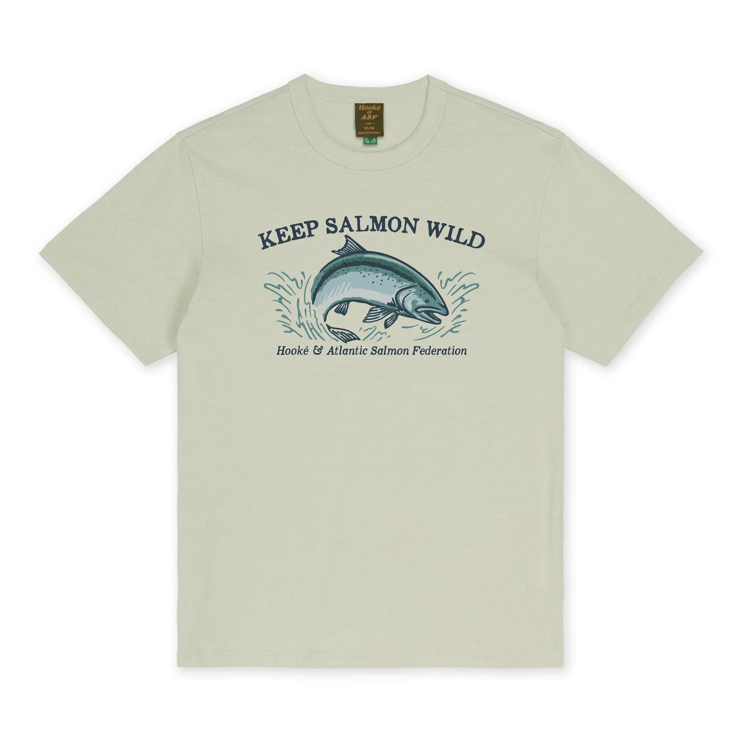 M's Keep Salmon Wild T-shirt - Hooké