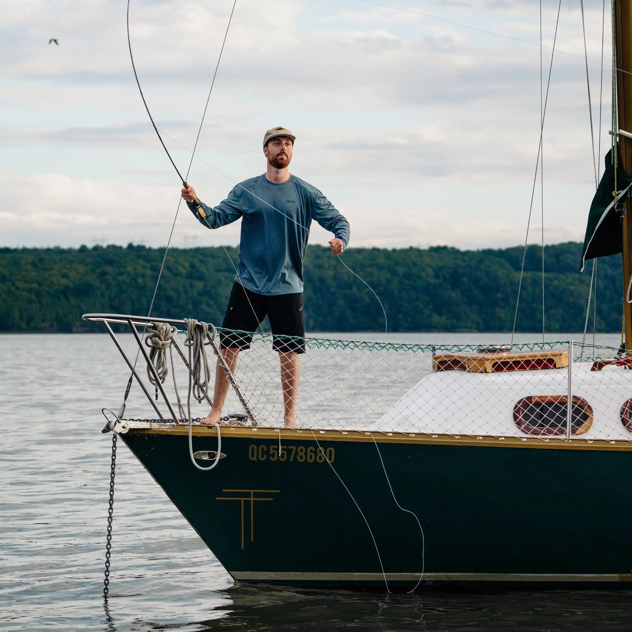 M's Mirage Sun Long Sleeve Tee - Hooké