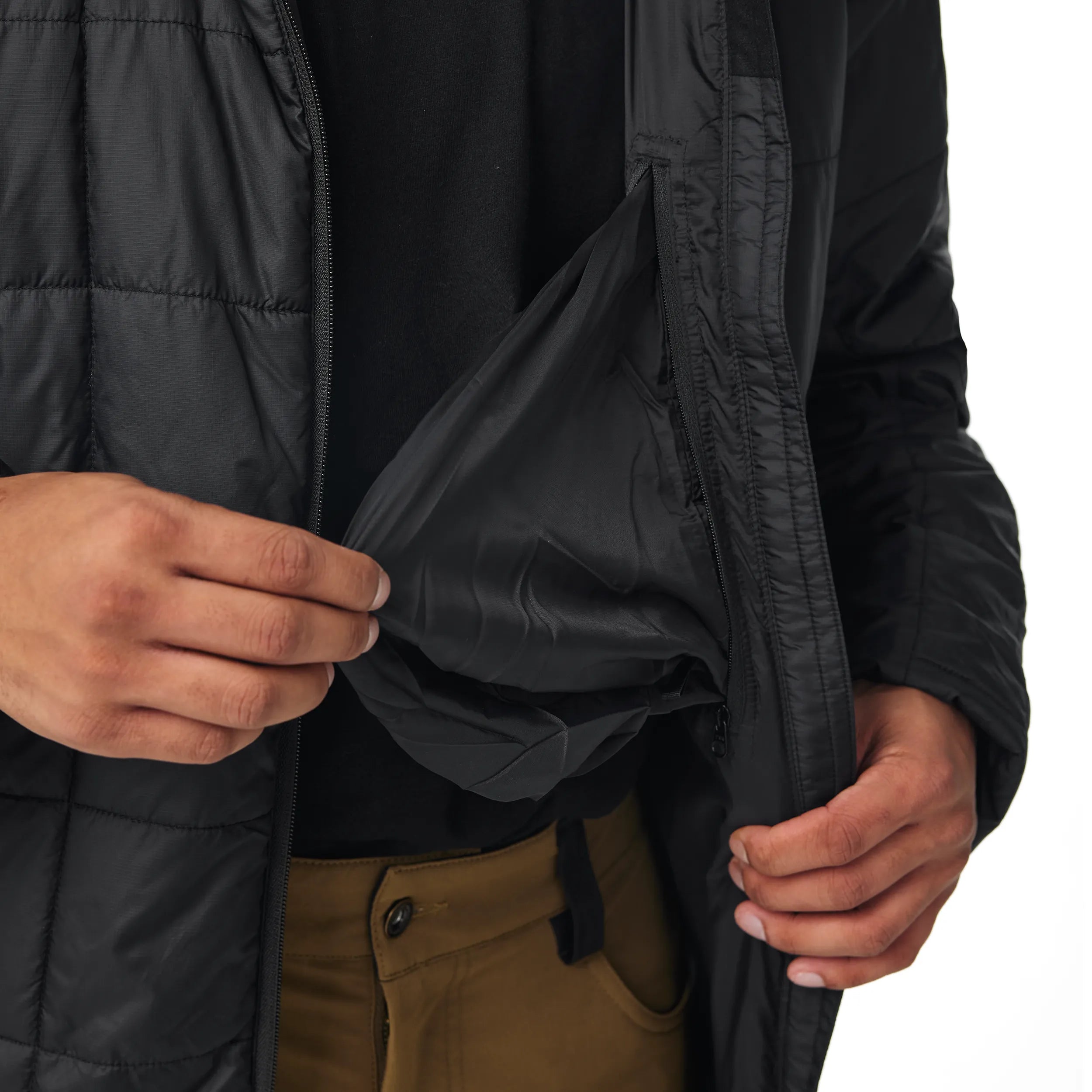M's Seasonal Lightweight Insulated Hood Jacket - Hooké