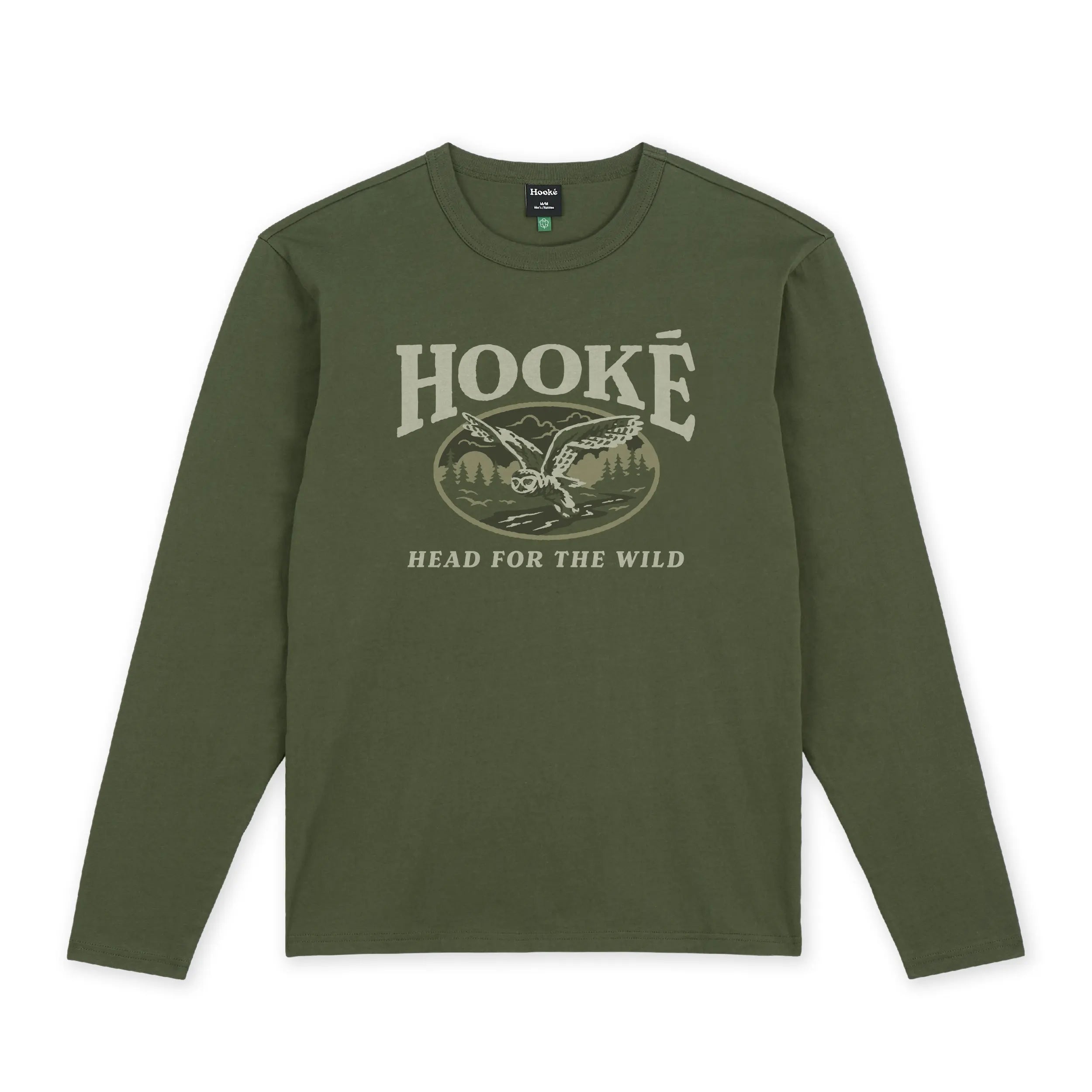 M's Snowy Owl Long Sleeve Tee - Hooké