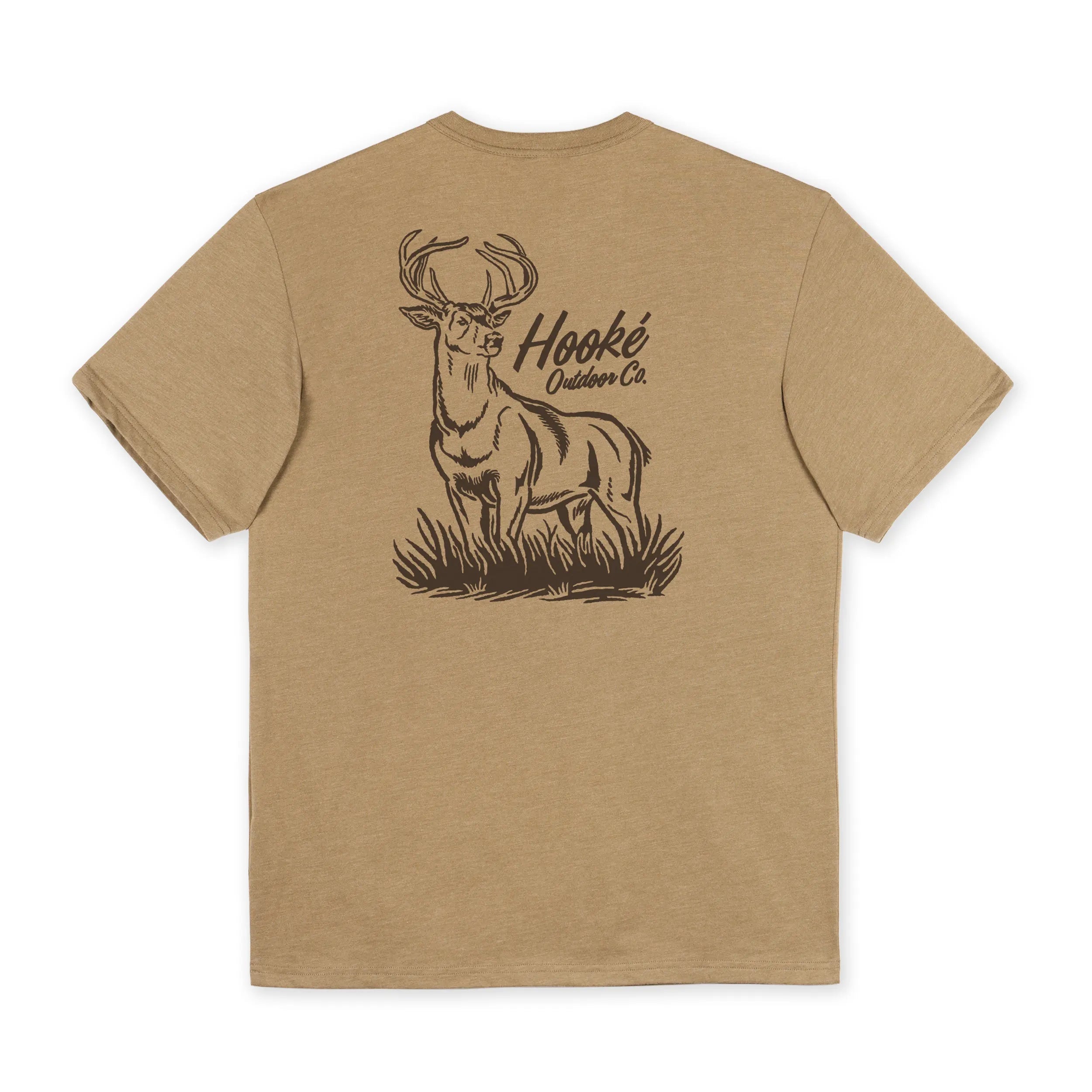 M's Staring Deer T-shirt - Hooké