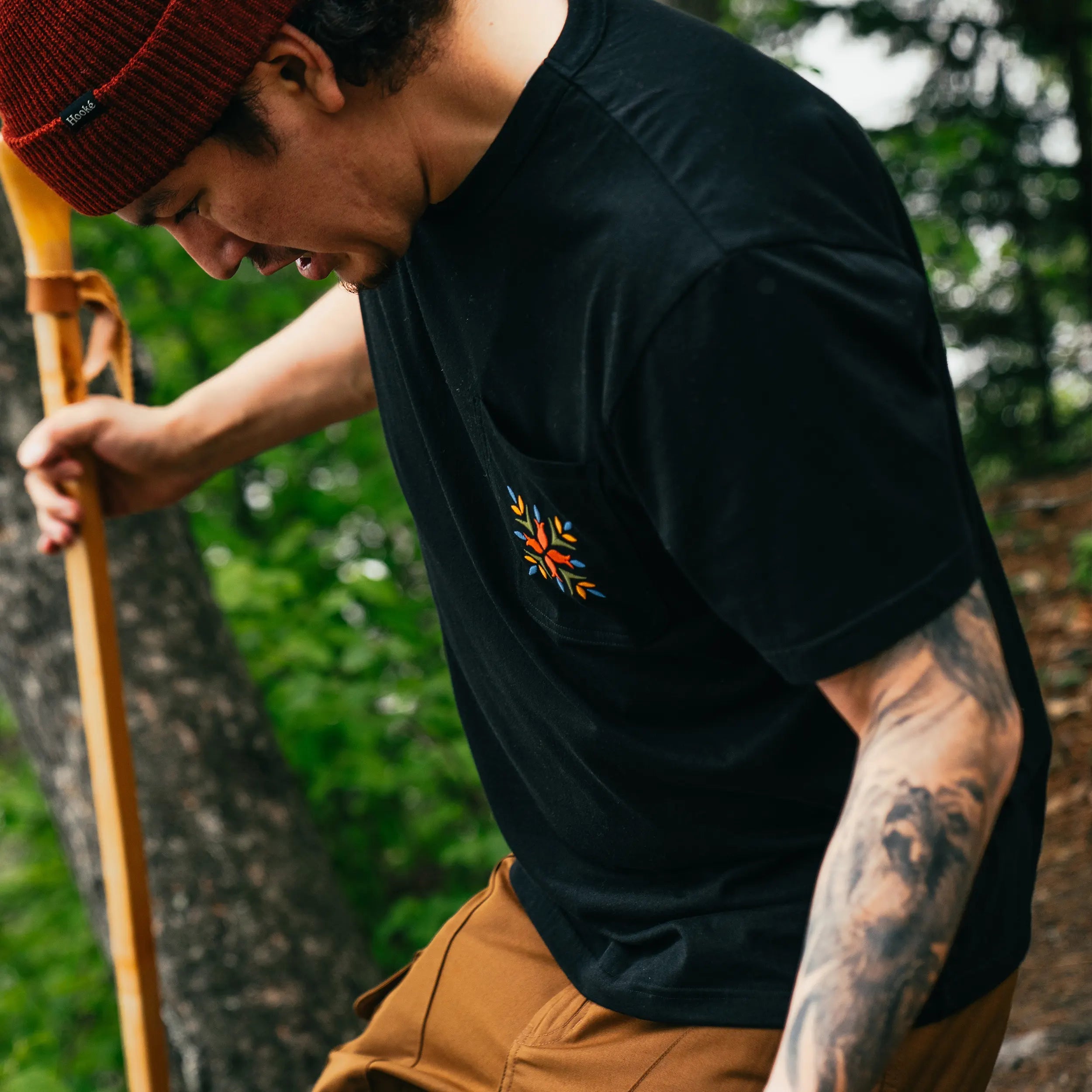 M's Tapiskwan Pocket T-shirt - Hooké