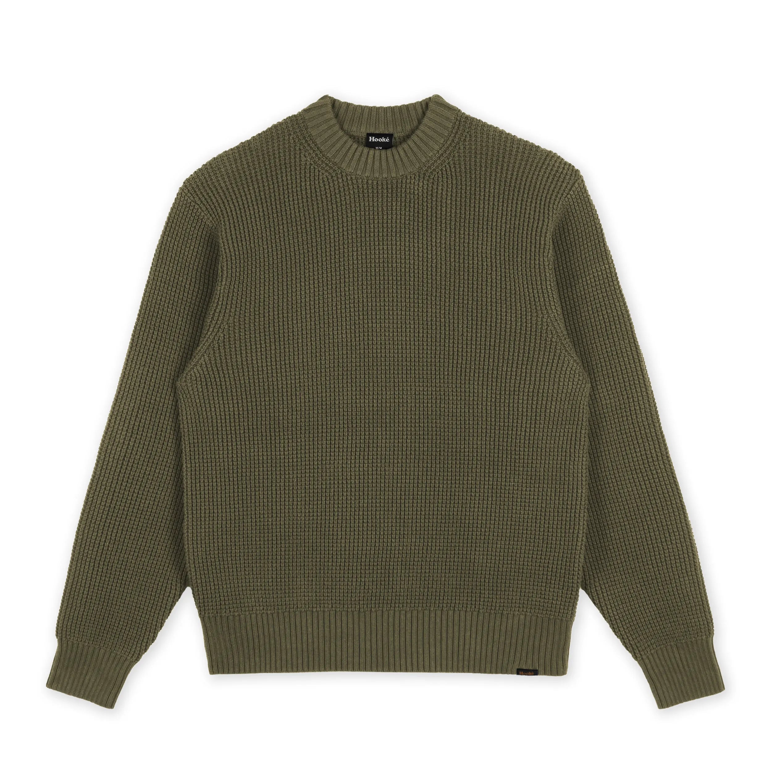M's Waffle Knit Sweater - Hooké