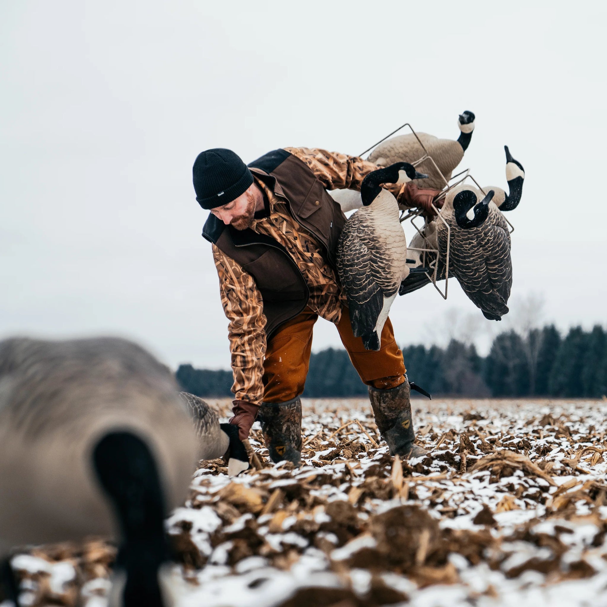 M's Waterfowl Camo Flannel Shirt - Hooké