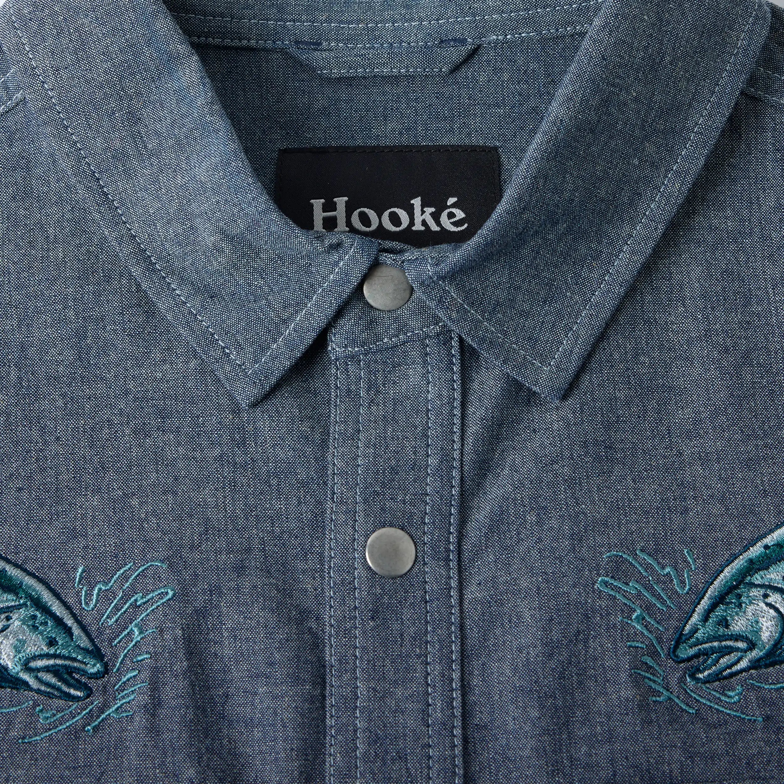 M's Wild Salmon Short Sleeve Shirt - Hooké