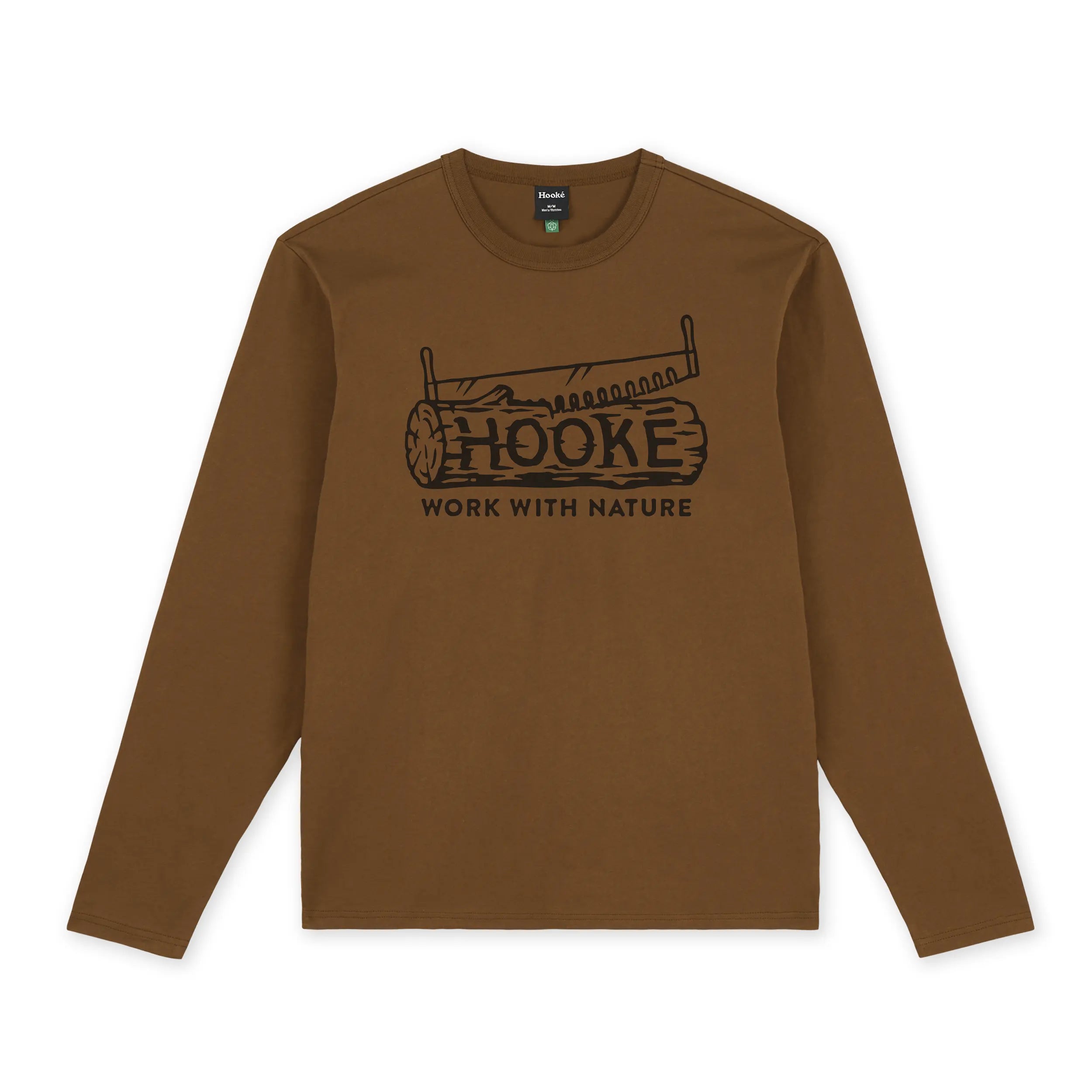 M's Wood Log Long Sleeve Tee - Hooké