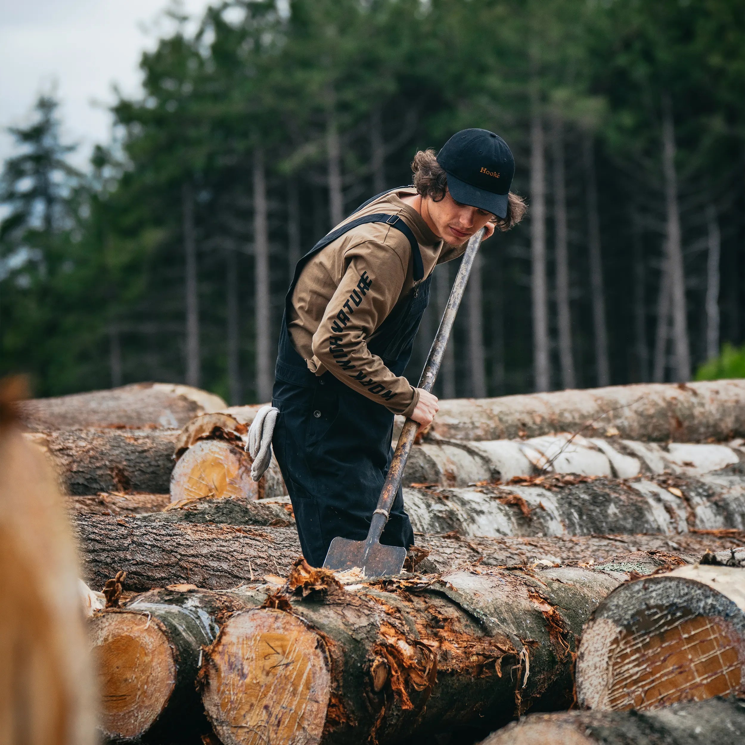 M's Work With Nature Long Sleeve Tee - Hooké