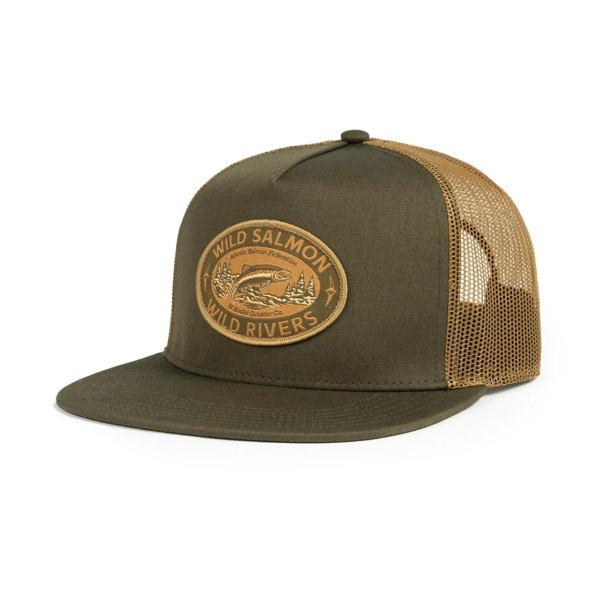 Wild Salmon Wild Rivers Trucker Hat - Hooké