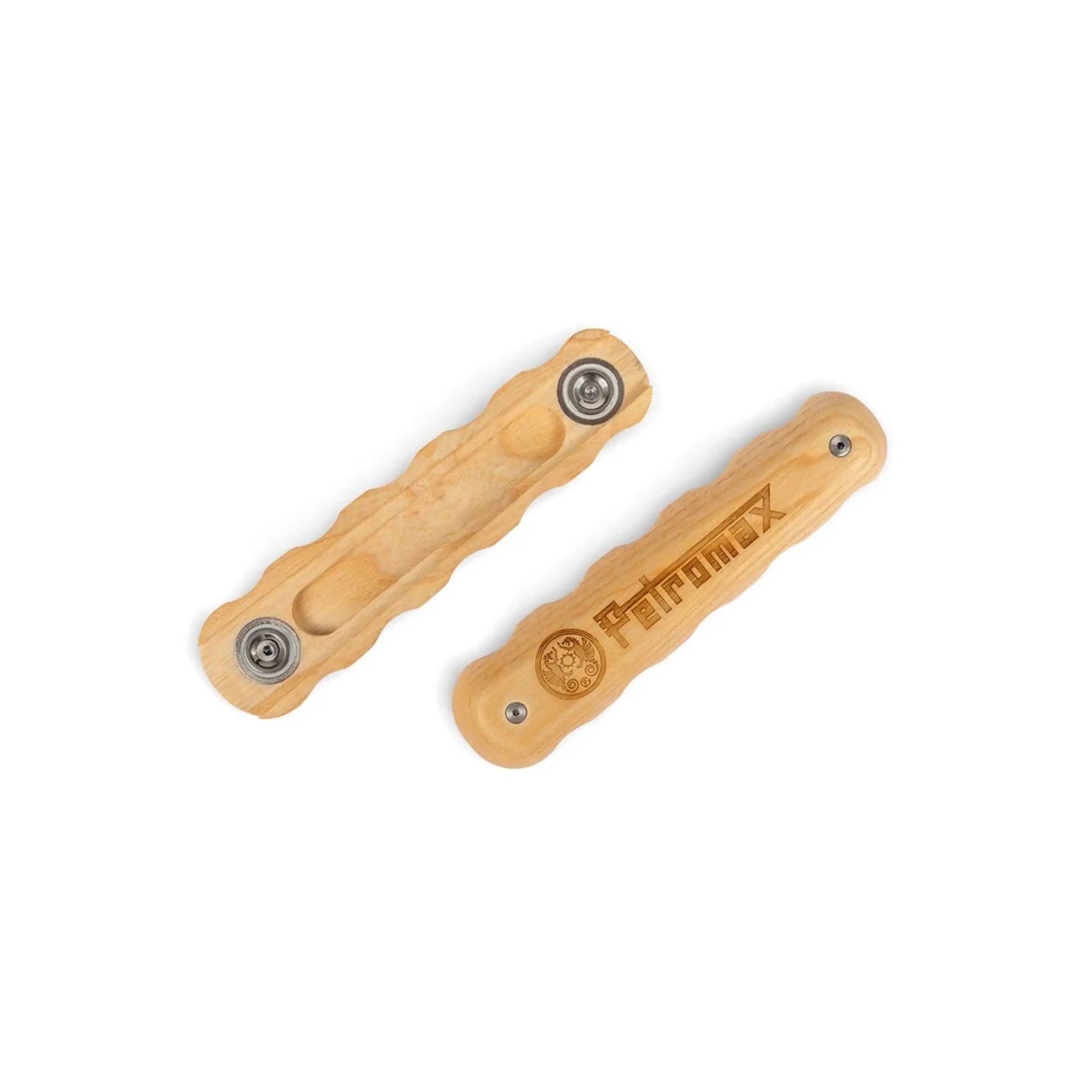 Wooden handle for wrought iron pans - Hooké