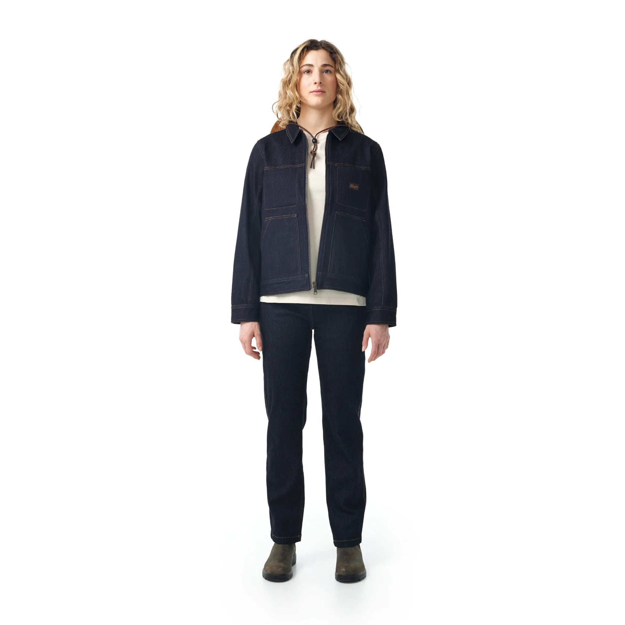 W's Denim Trucker Work Jacket - Hooké