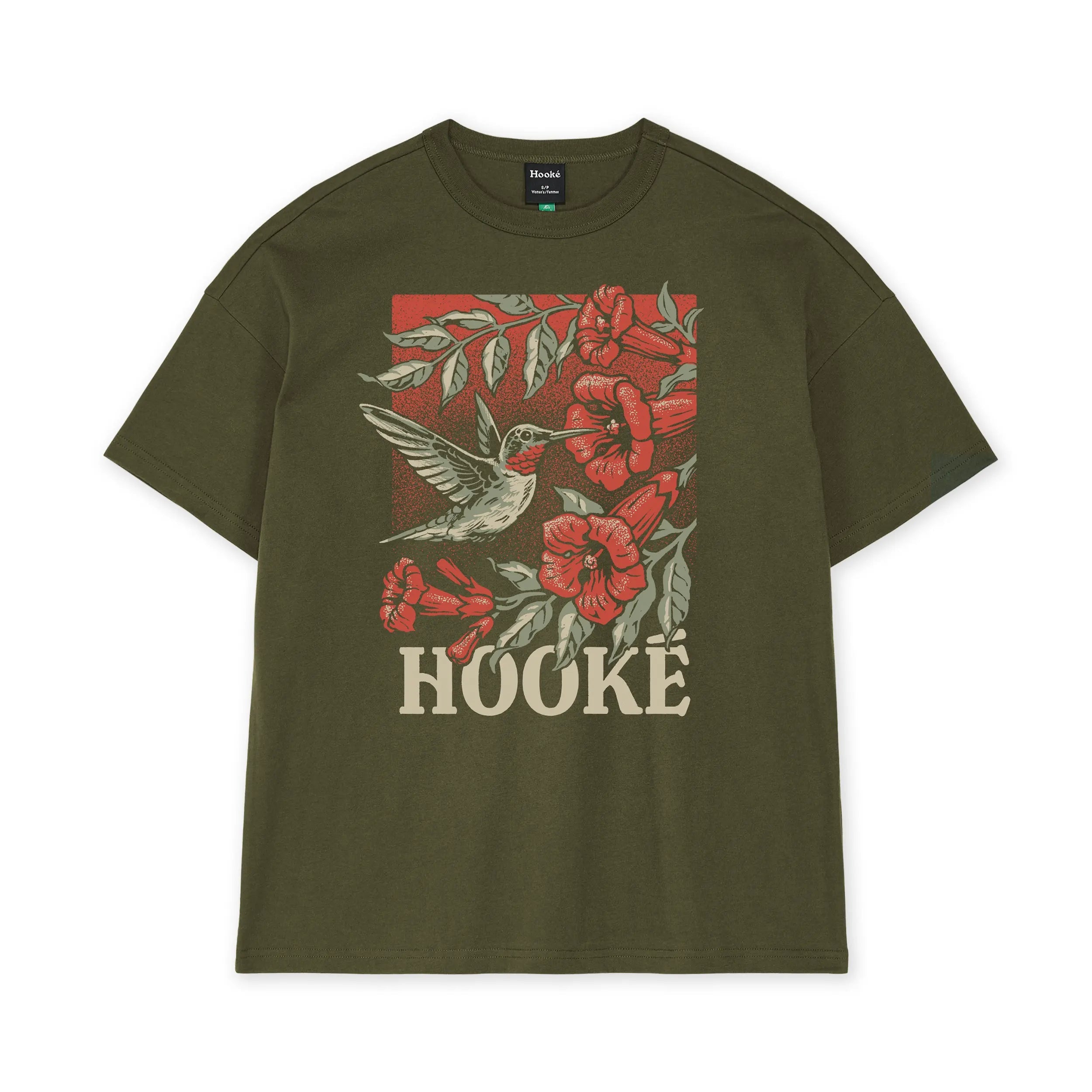 W's Hummingbird Oversized T-Shirt - Hooké