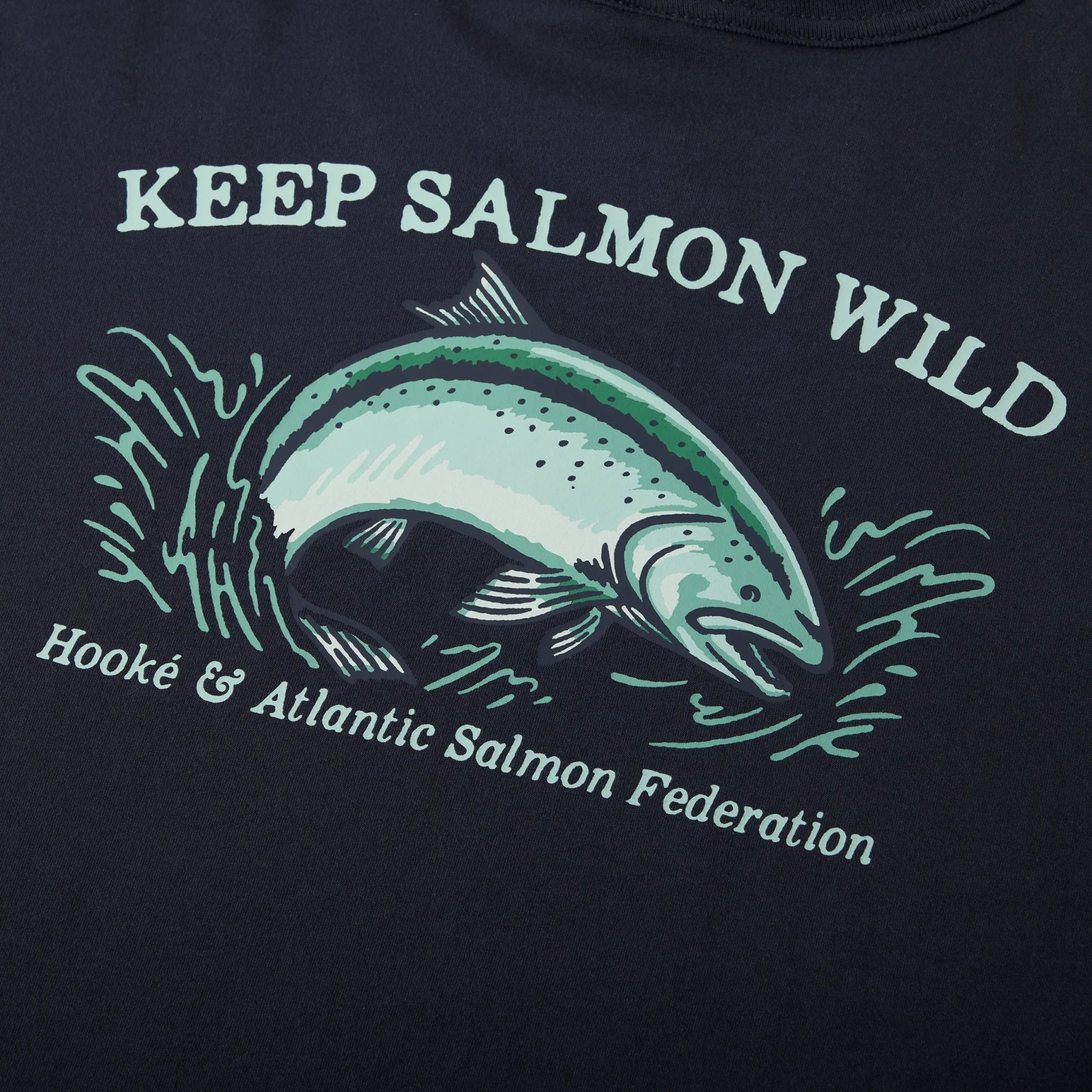 W's Keep Salmon Wild Long Sleeve Tee - Hooké