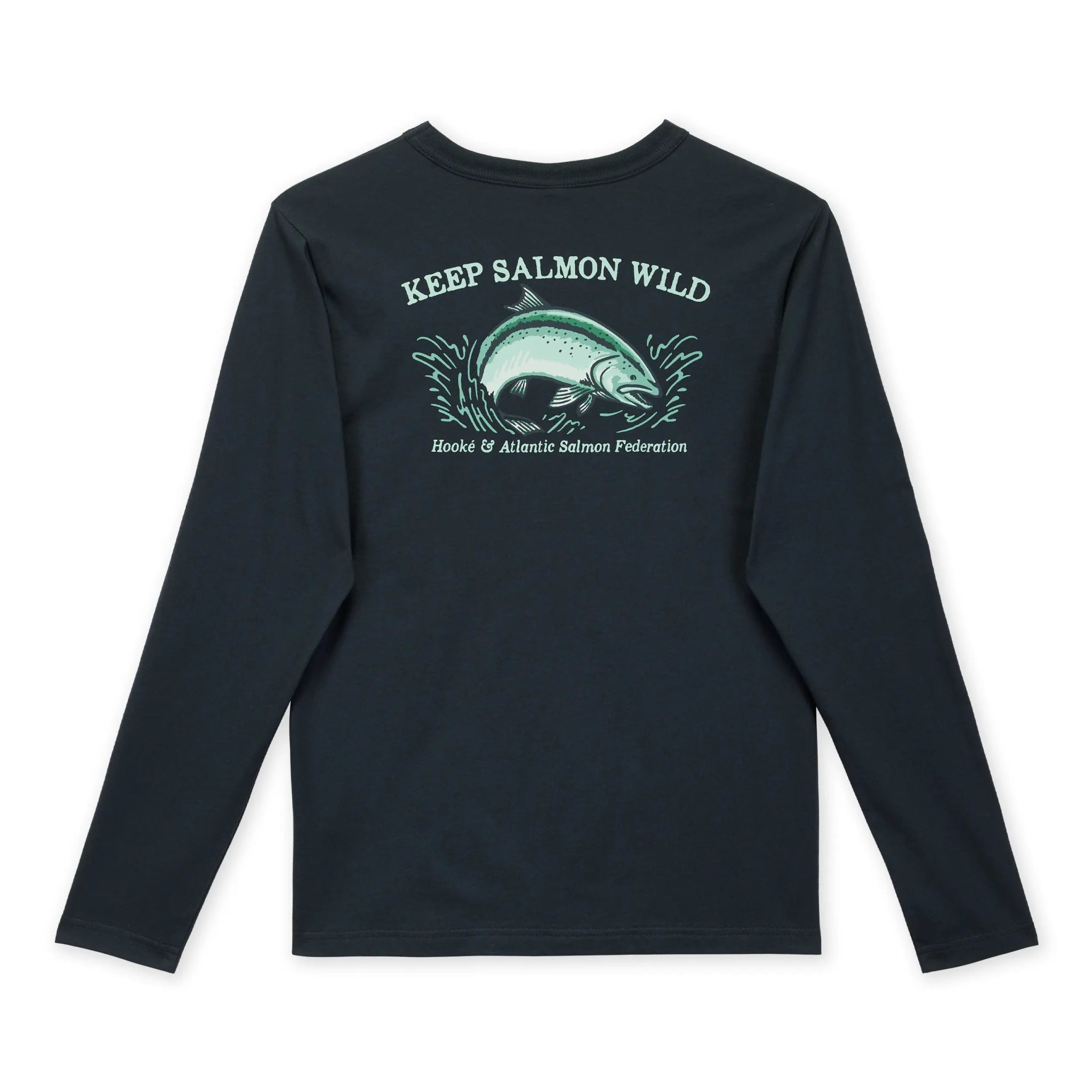 W's Keep Salmon Wild Long Sleeve Tee - Hooké