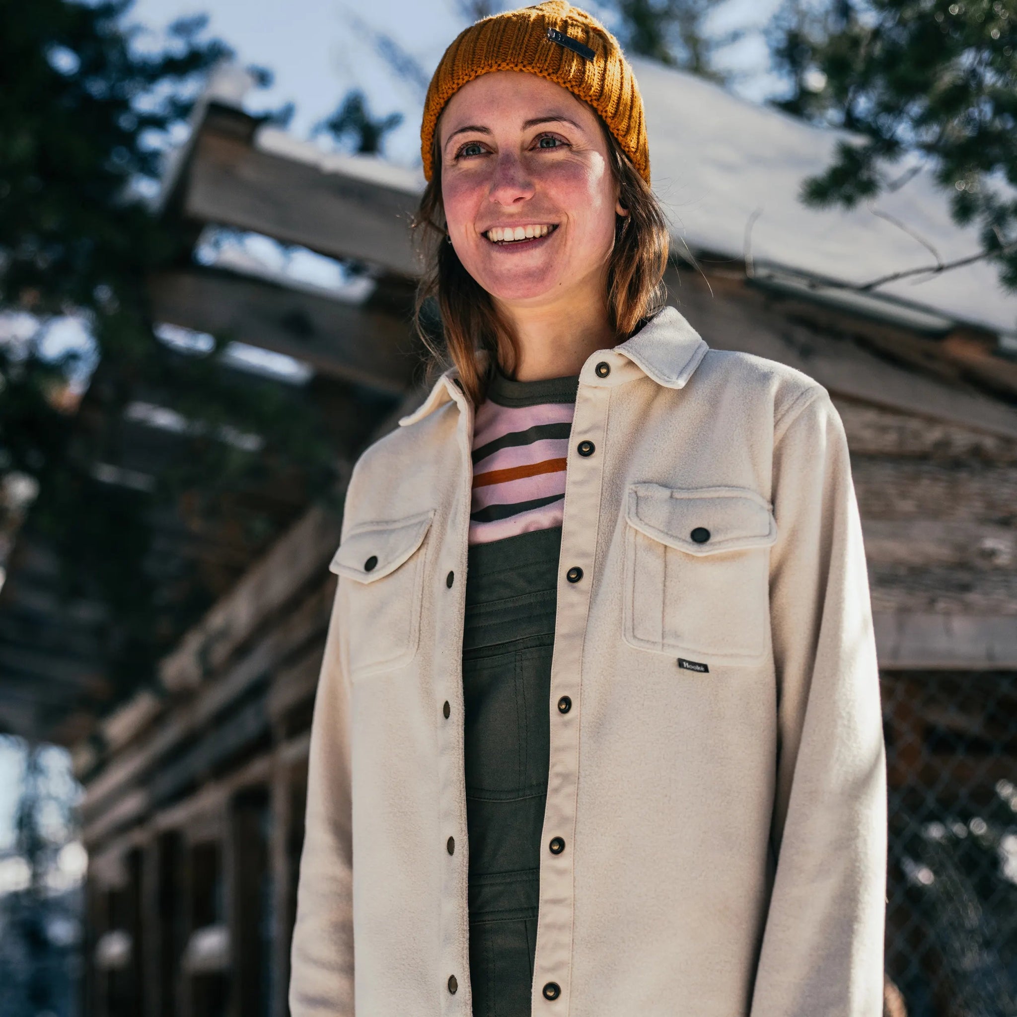 W's Polar Fleece Overshirt - Hooké