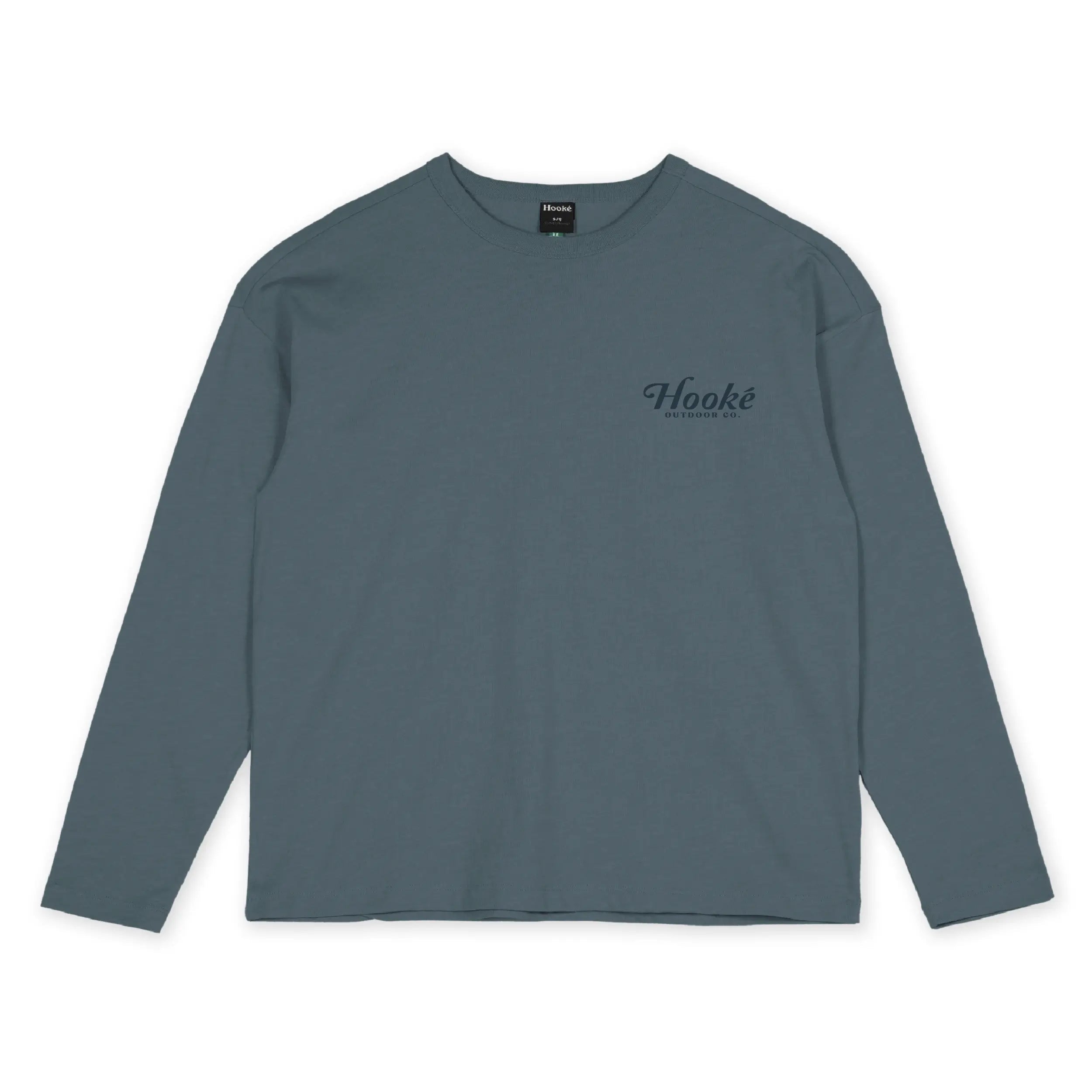 W's Sandhill Crane Oversized Long Sleeve Tee - Hooké