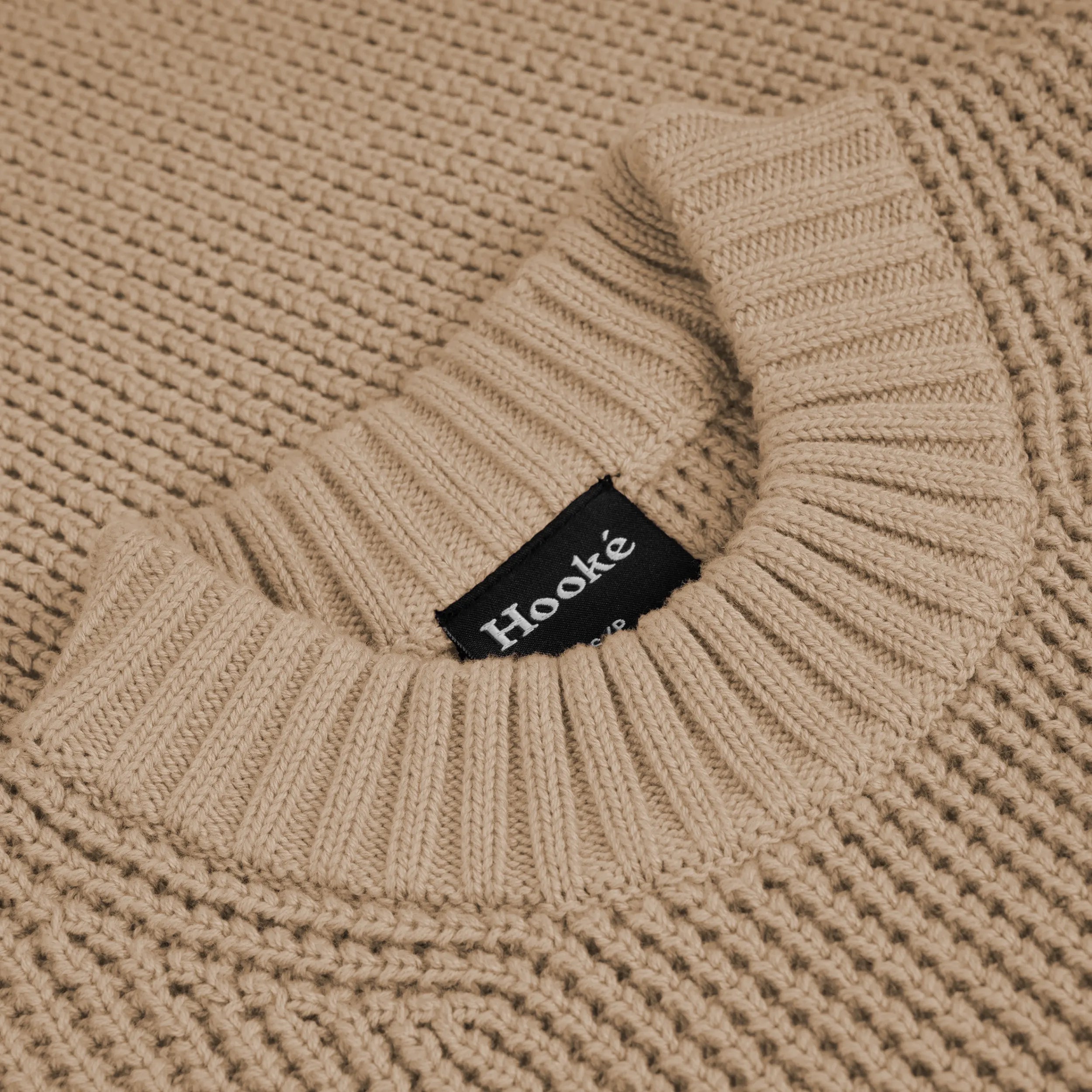 W's Waffle Knit Sweater - Hooké