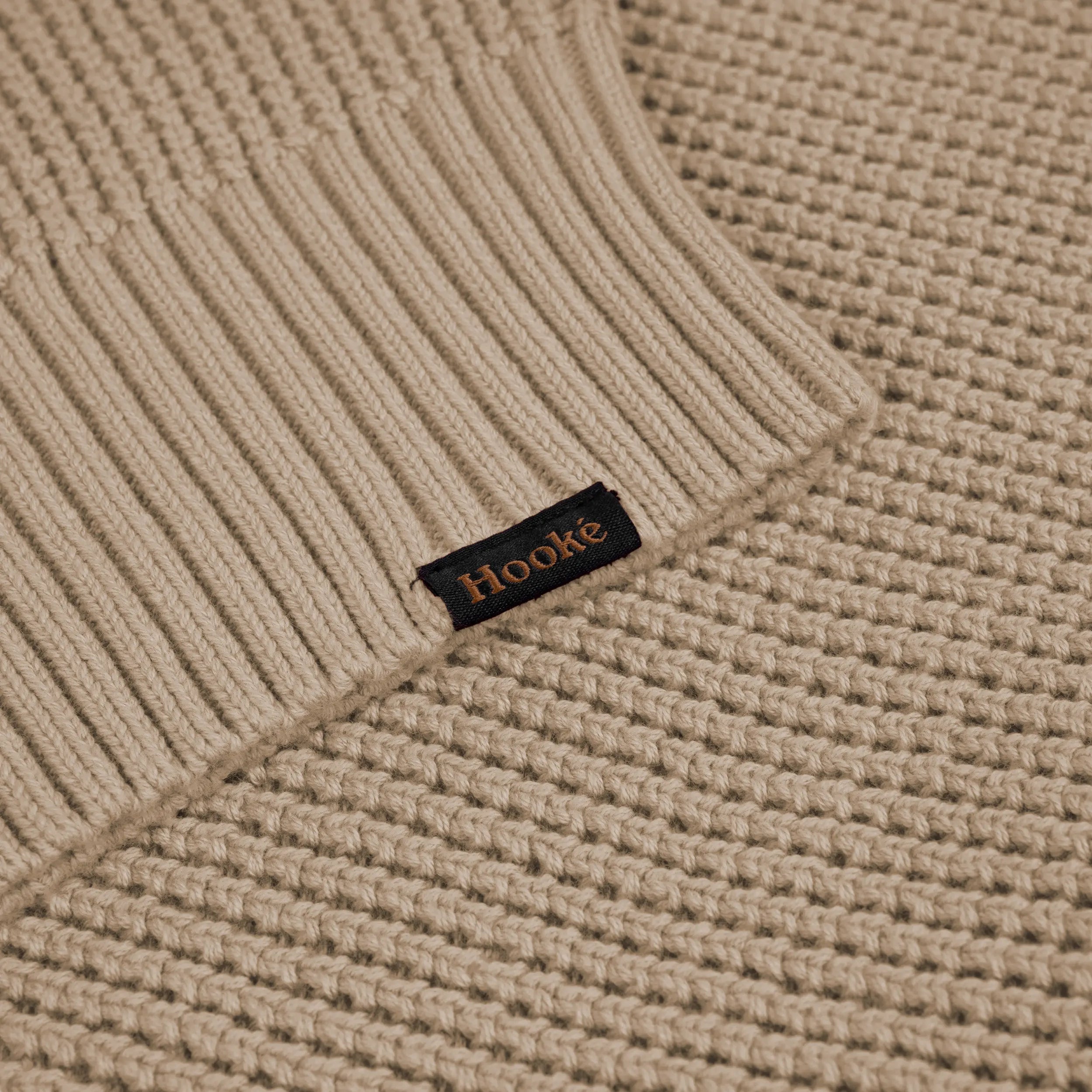 W's Waffle Knit Sweater - Hooké
