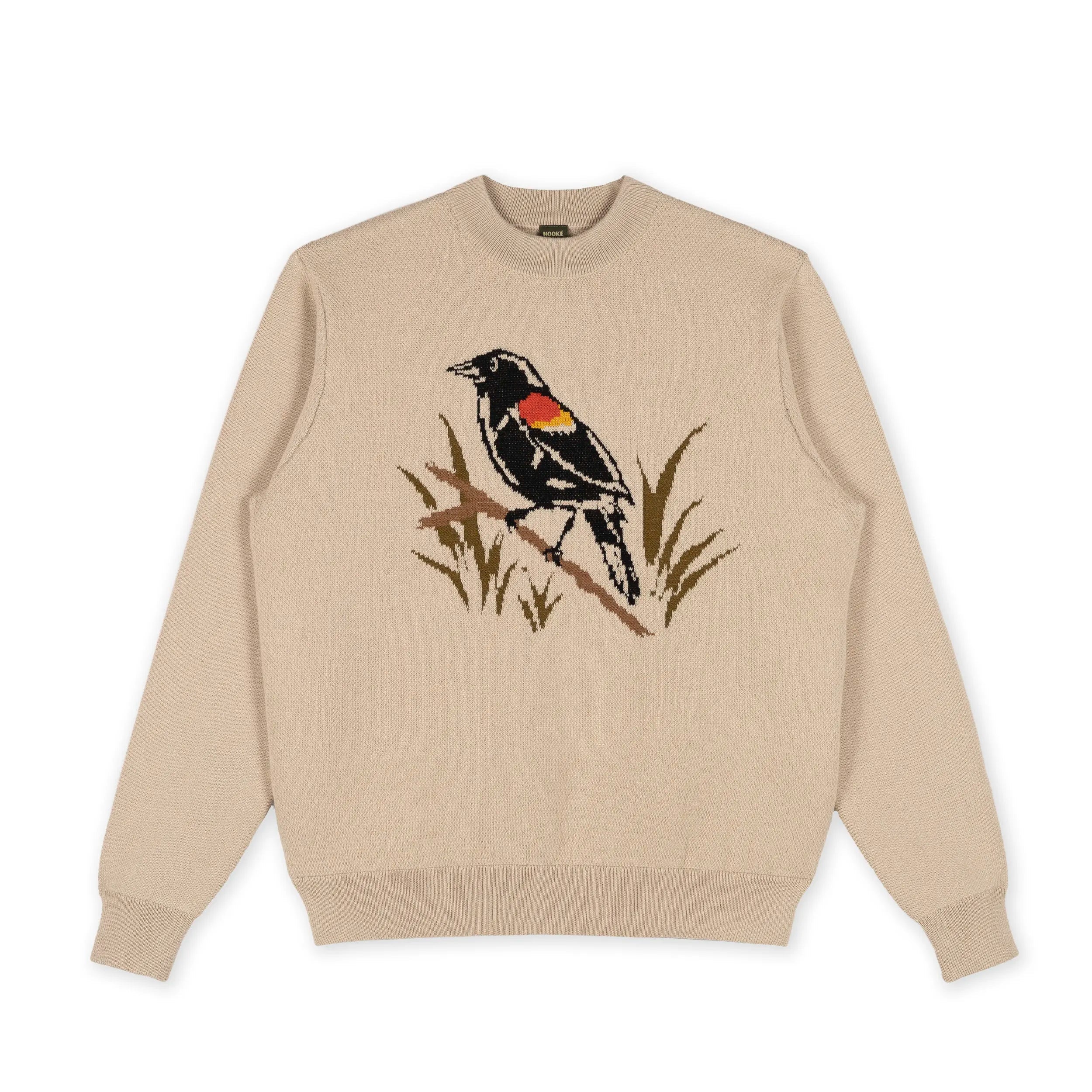 W's WHC Red-Winged Blackbird Knit Sweater - Hooké