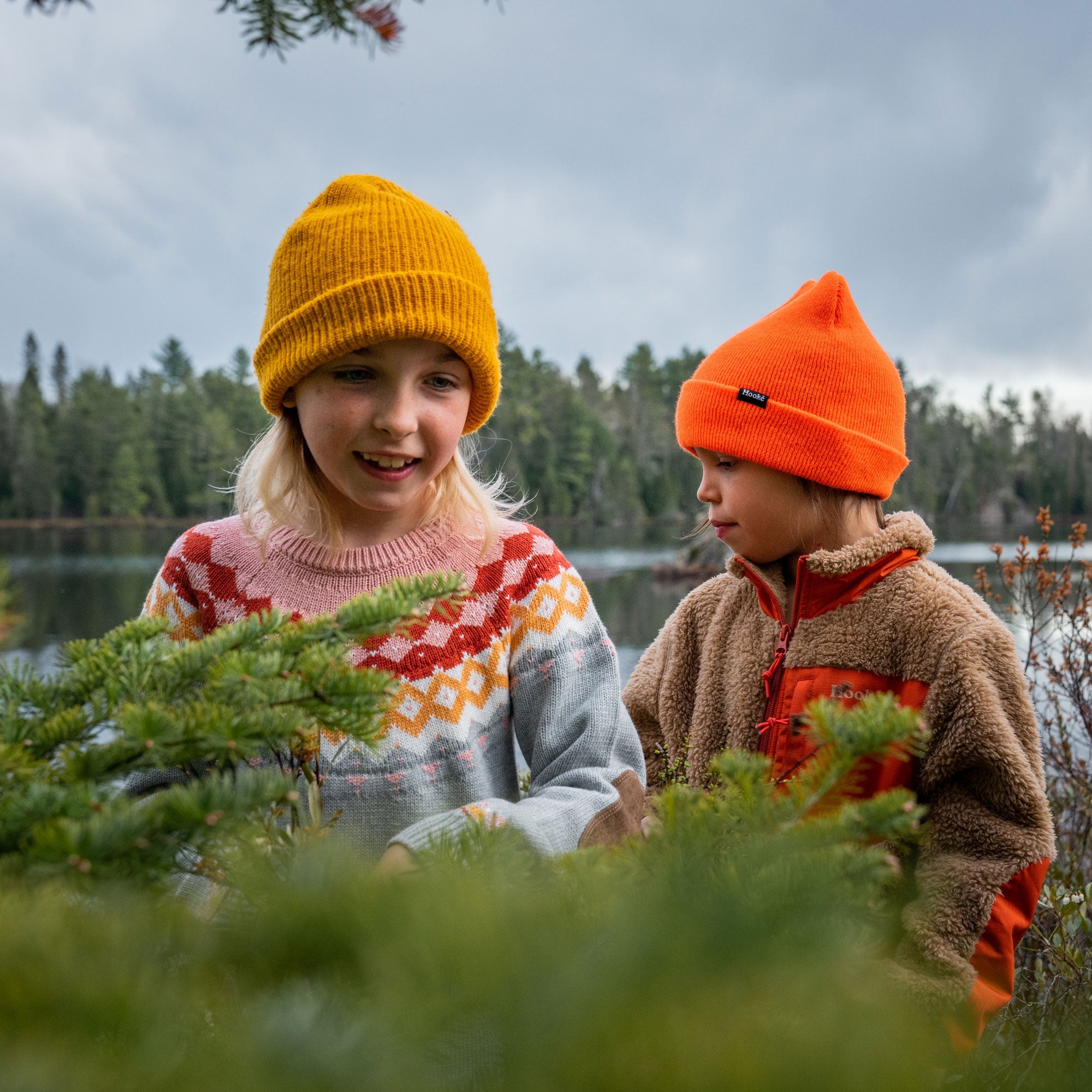 Beanie Signature for kids Safety Orange - Hooké