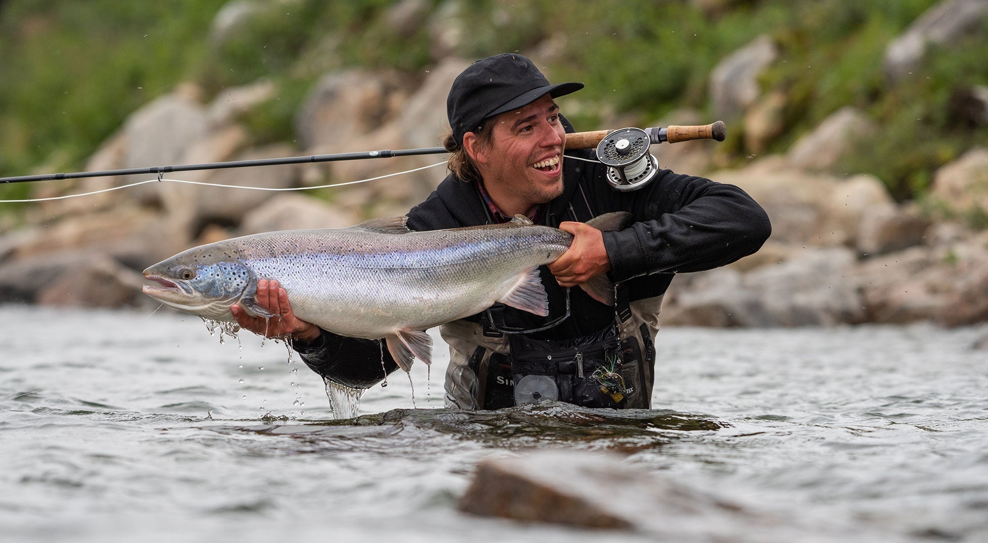 Wedge Hills Lodge : Mission Salmon on the George River - Hooké