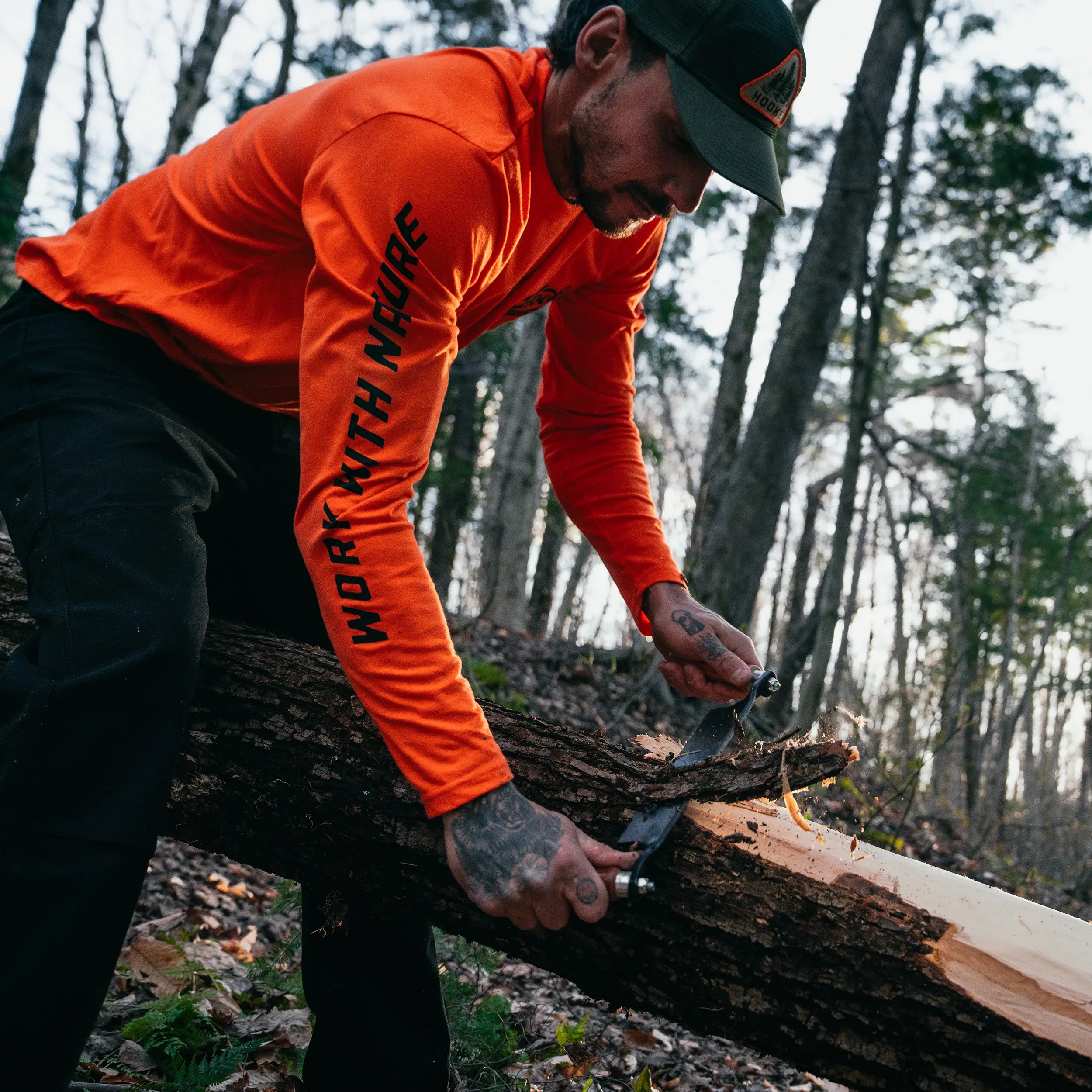 Haut manches longues Work With Nature pour homme