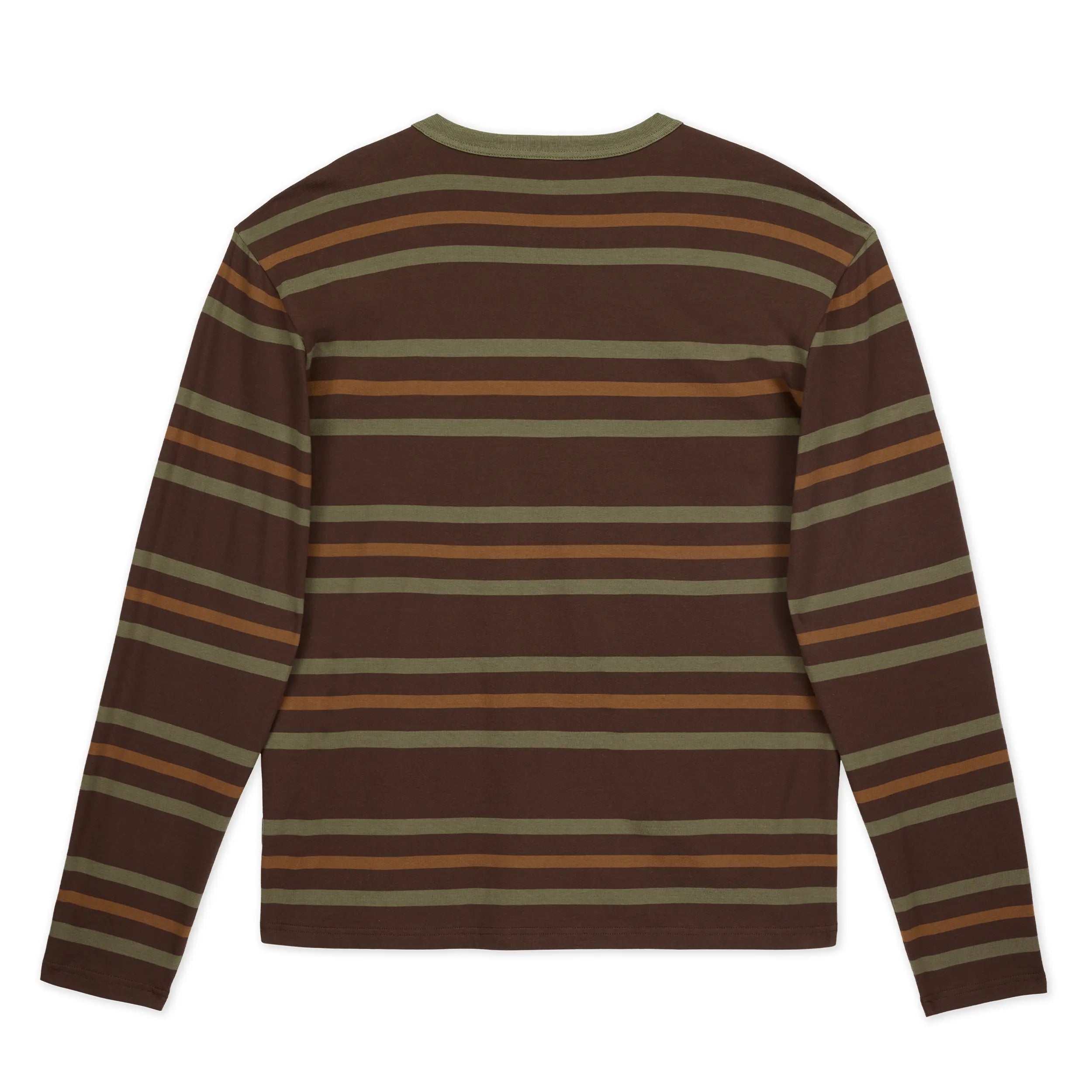 M's Long Sleeve Forest Striped Tee