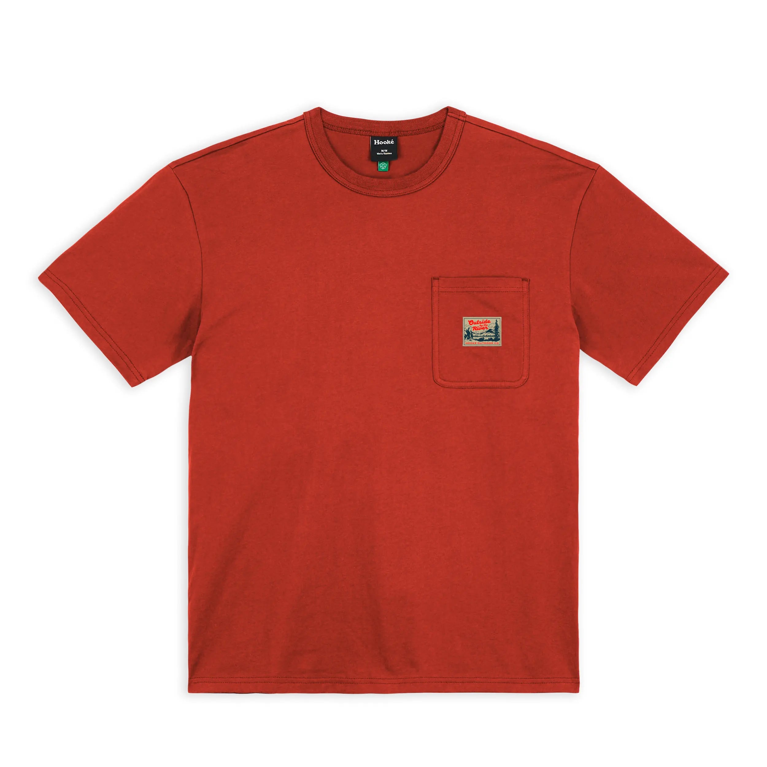 M's Outside by the River Pocket T-Shirt