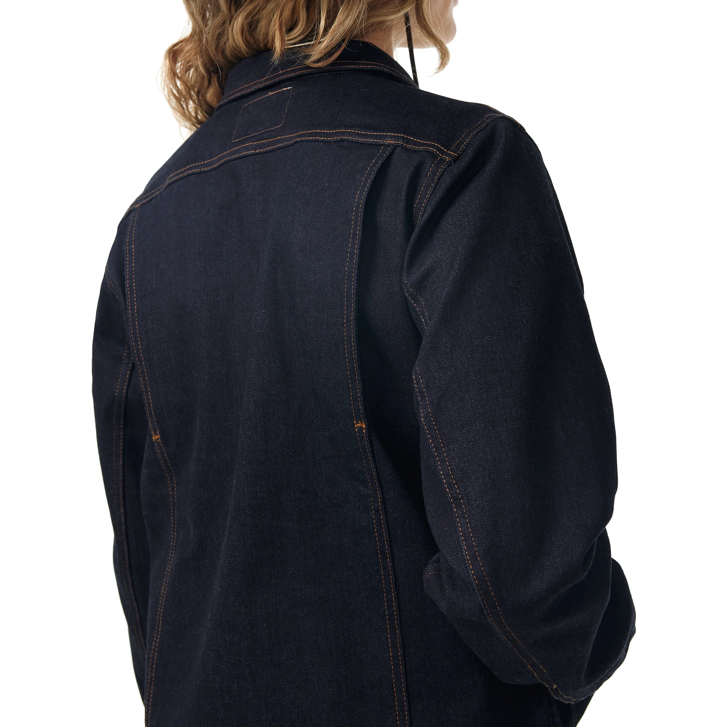 Manteau de travail trucker en denim pour femme