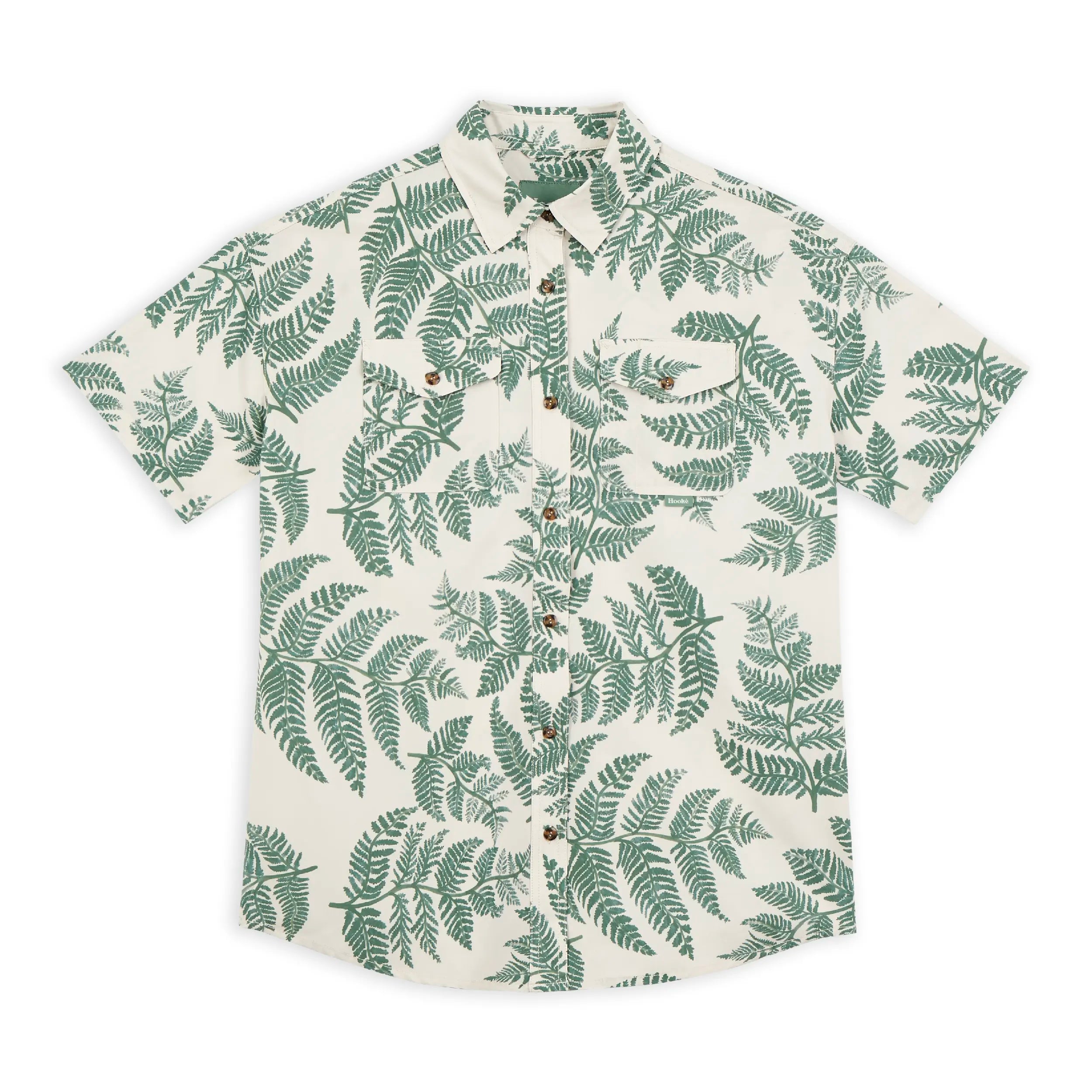 W's Foliage Oversized Short Sleeve Shirt - Hooké