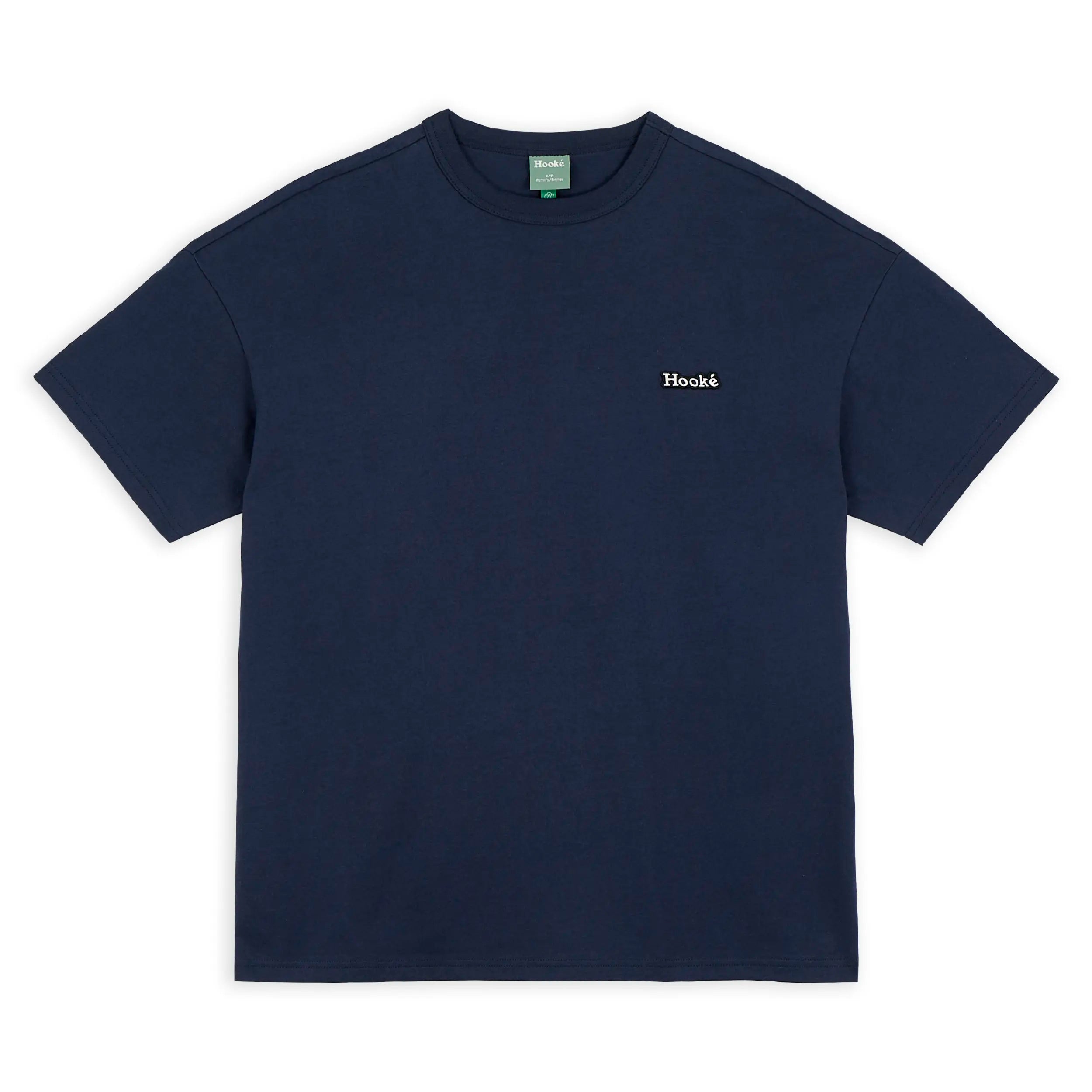 W's Embroided Signature Patch Oversized T-Shirt - Hooké