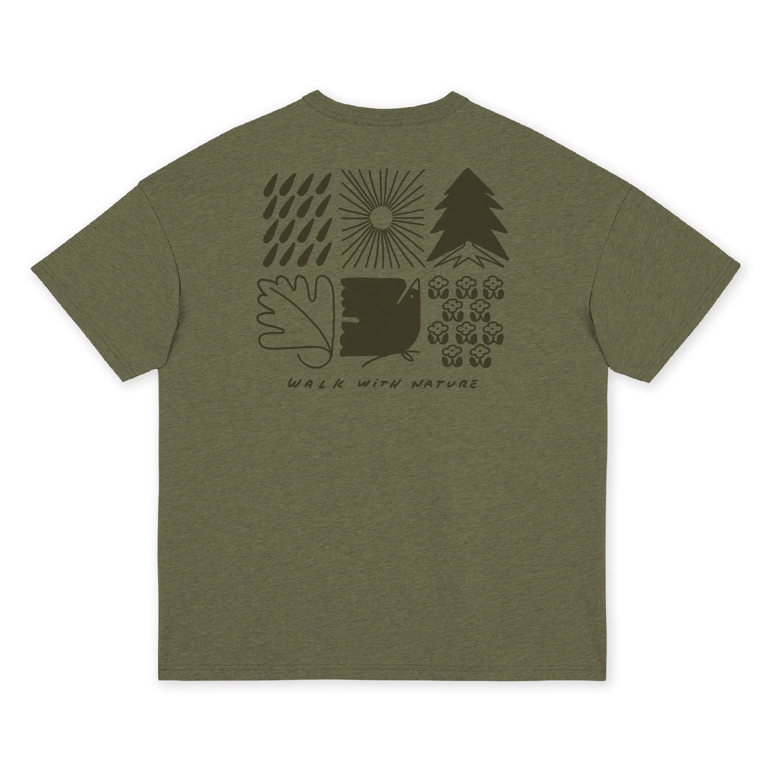 T-shirt surdimensionné Walk With Nature pour femme 