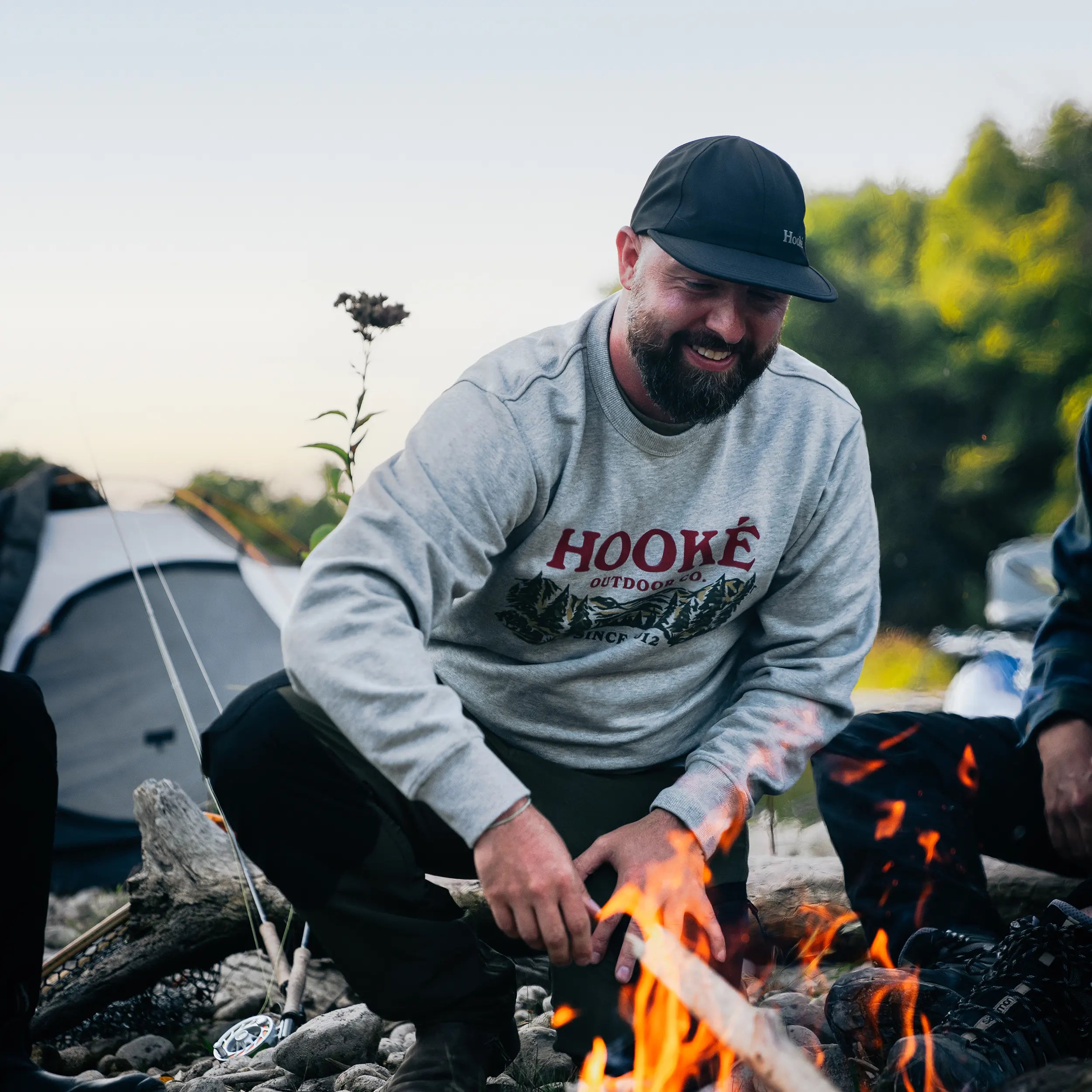 Crewneck Plein air Hooké pour homme