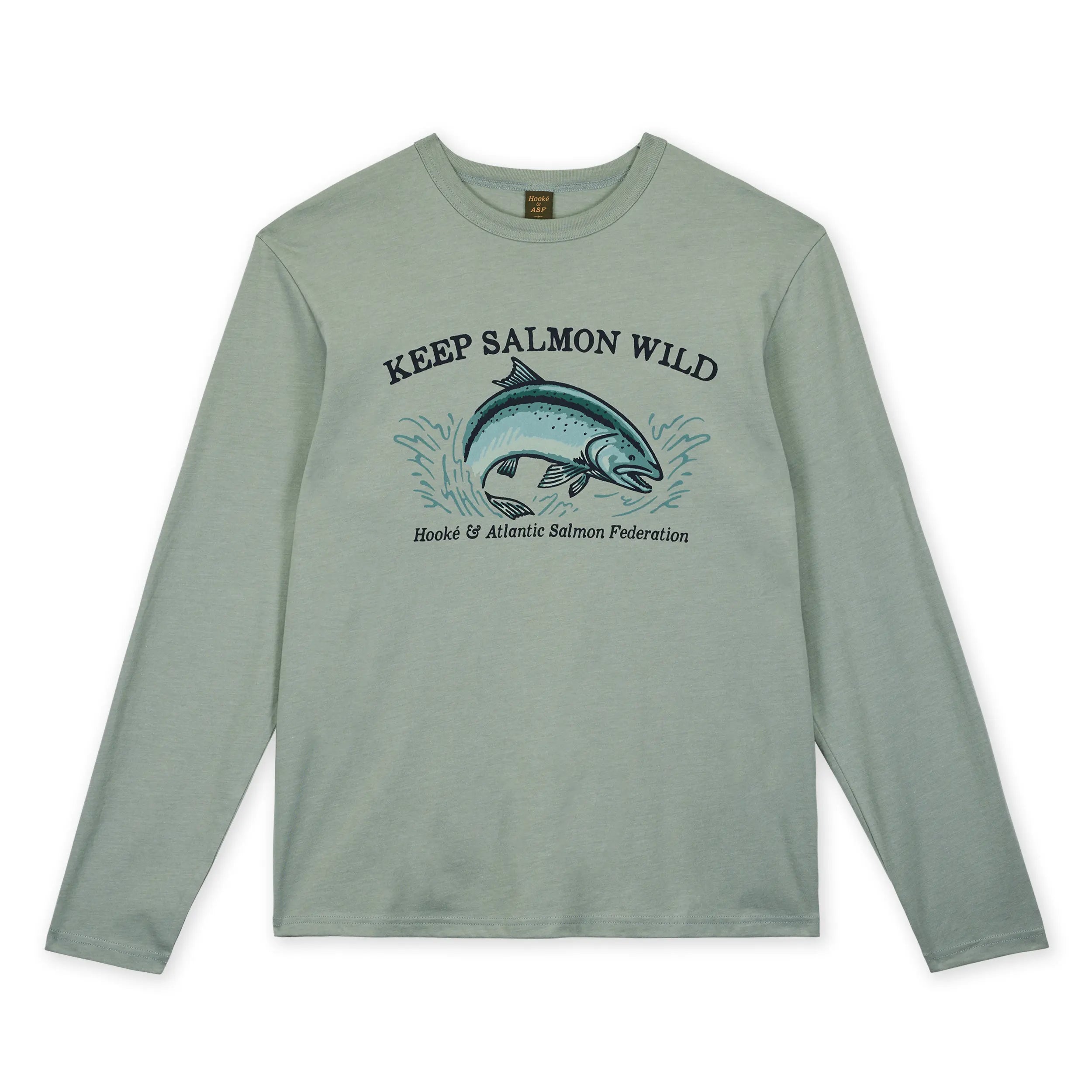 M's Keep Salmon Wild Long Sleeve Tee