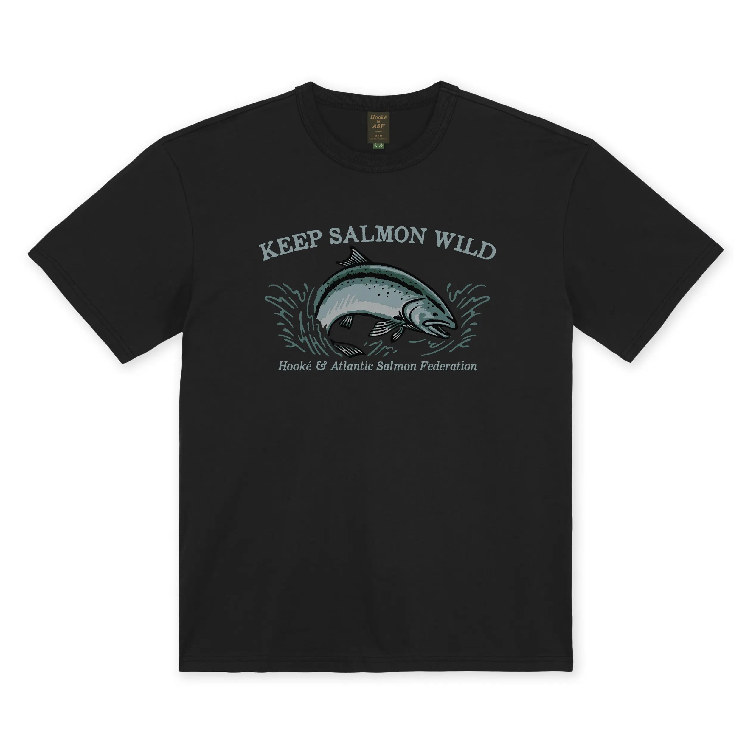 T-shirt Keep Salmon Wild pour homme