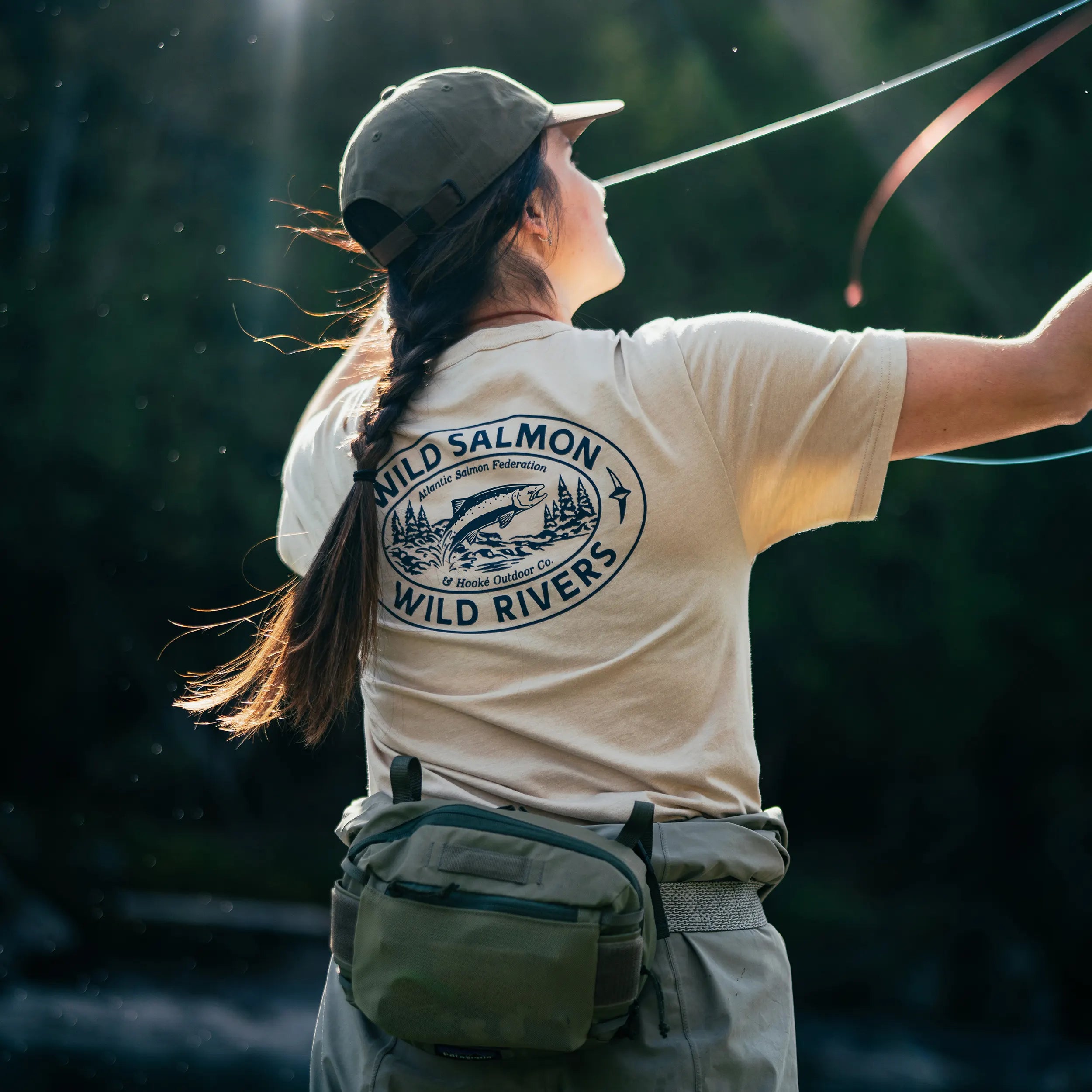 T-shirt Wild Salmon Wild River pour femme