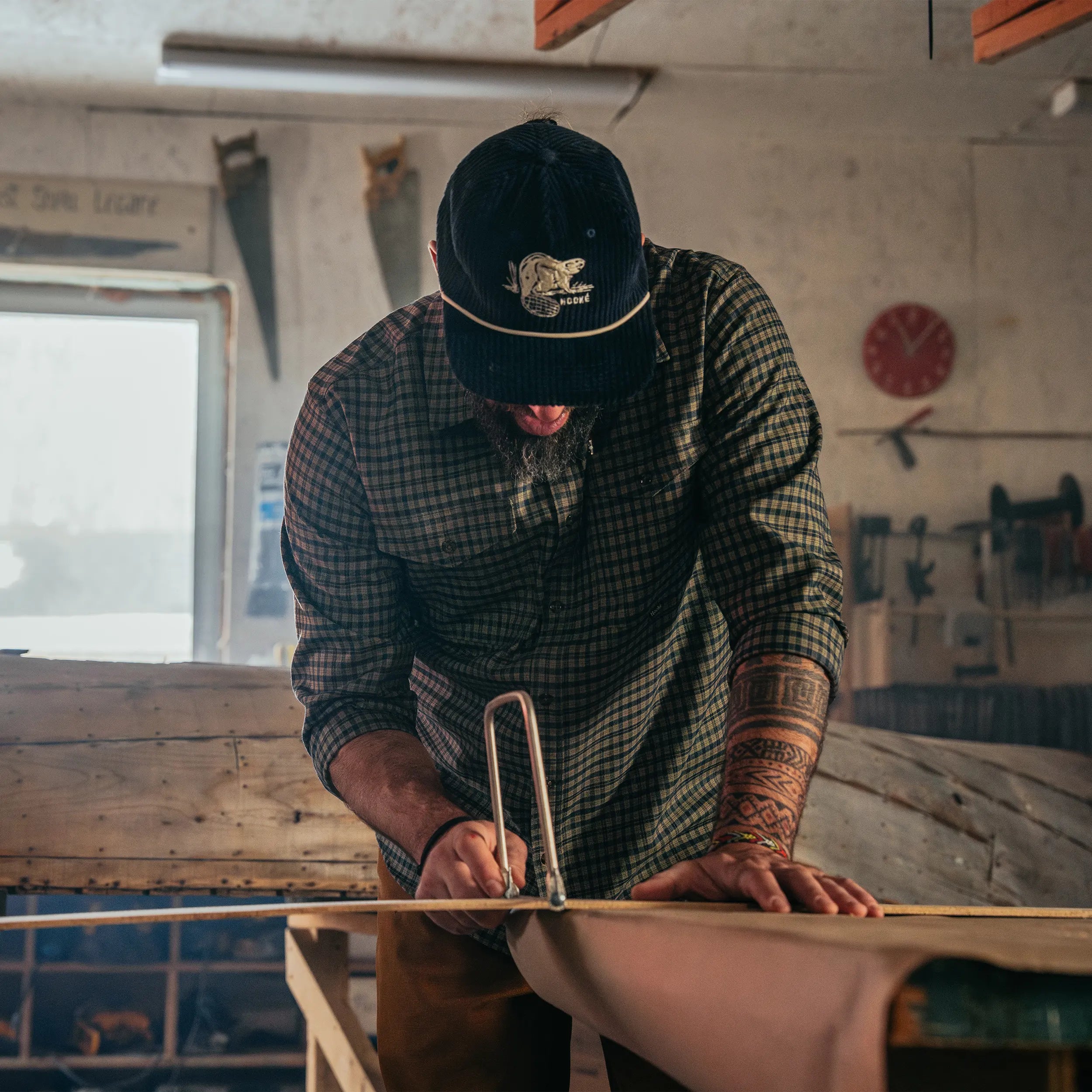 Beaver Corduroy Cap