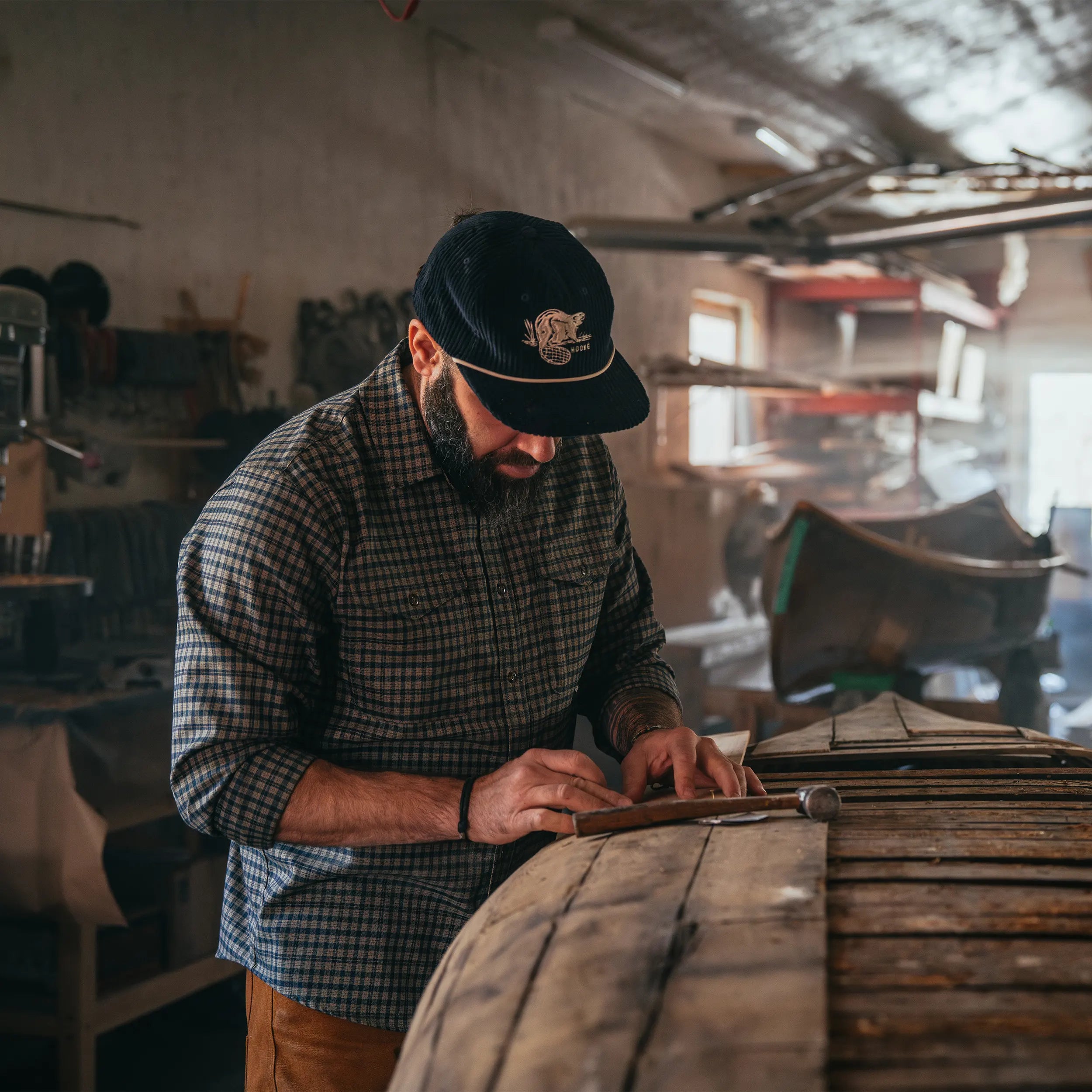Beaver Corduroy Cap