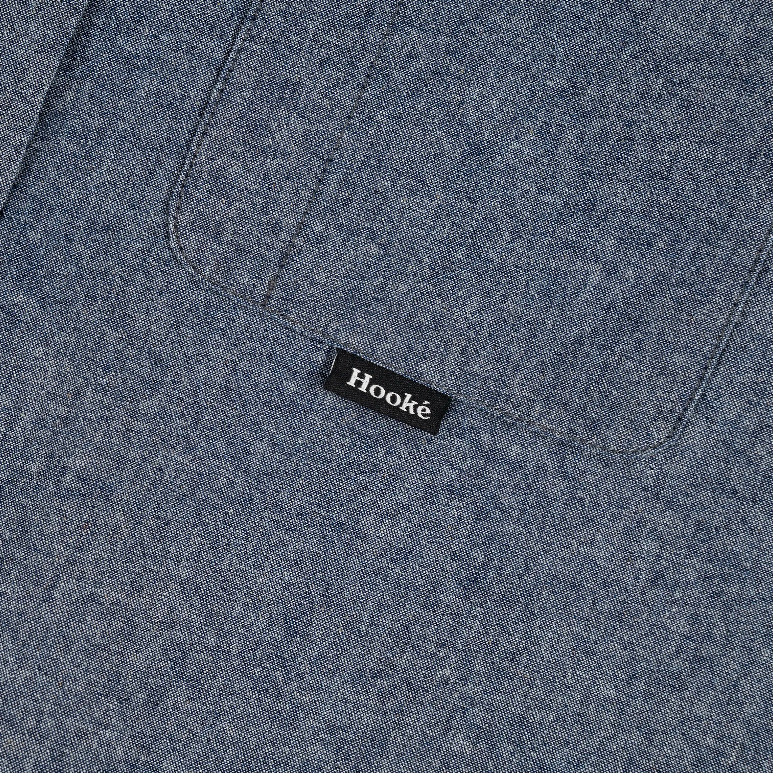 Chemise en chambray envolée de canards pour femme